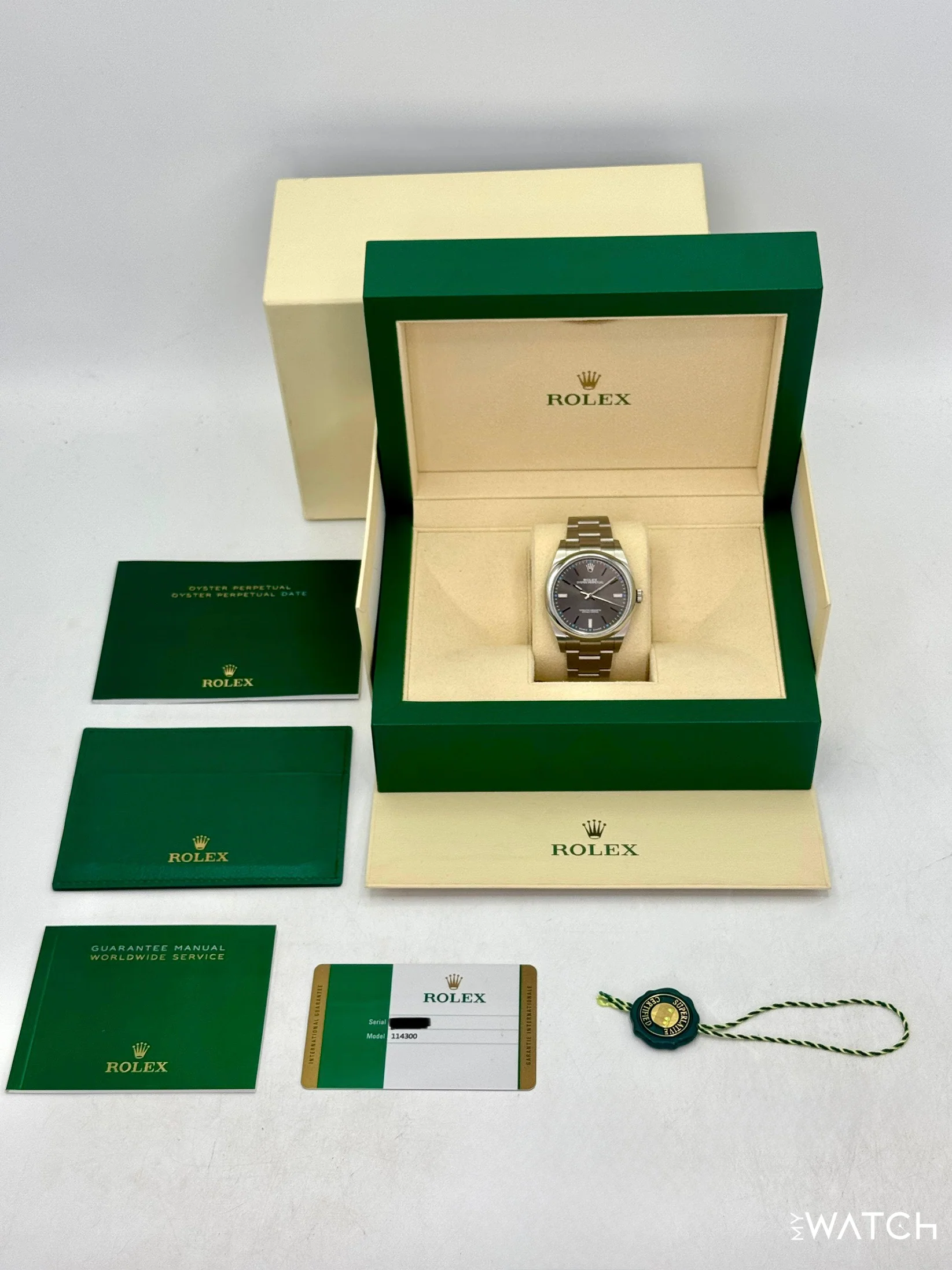 2019 Rolex Oyster Perpetual 39mm 114300 Rhodium Dial - Image 10