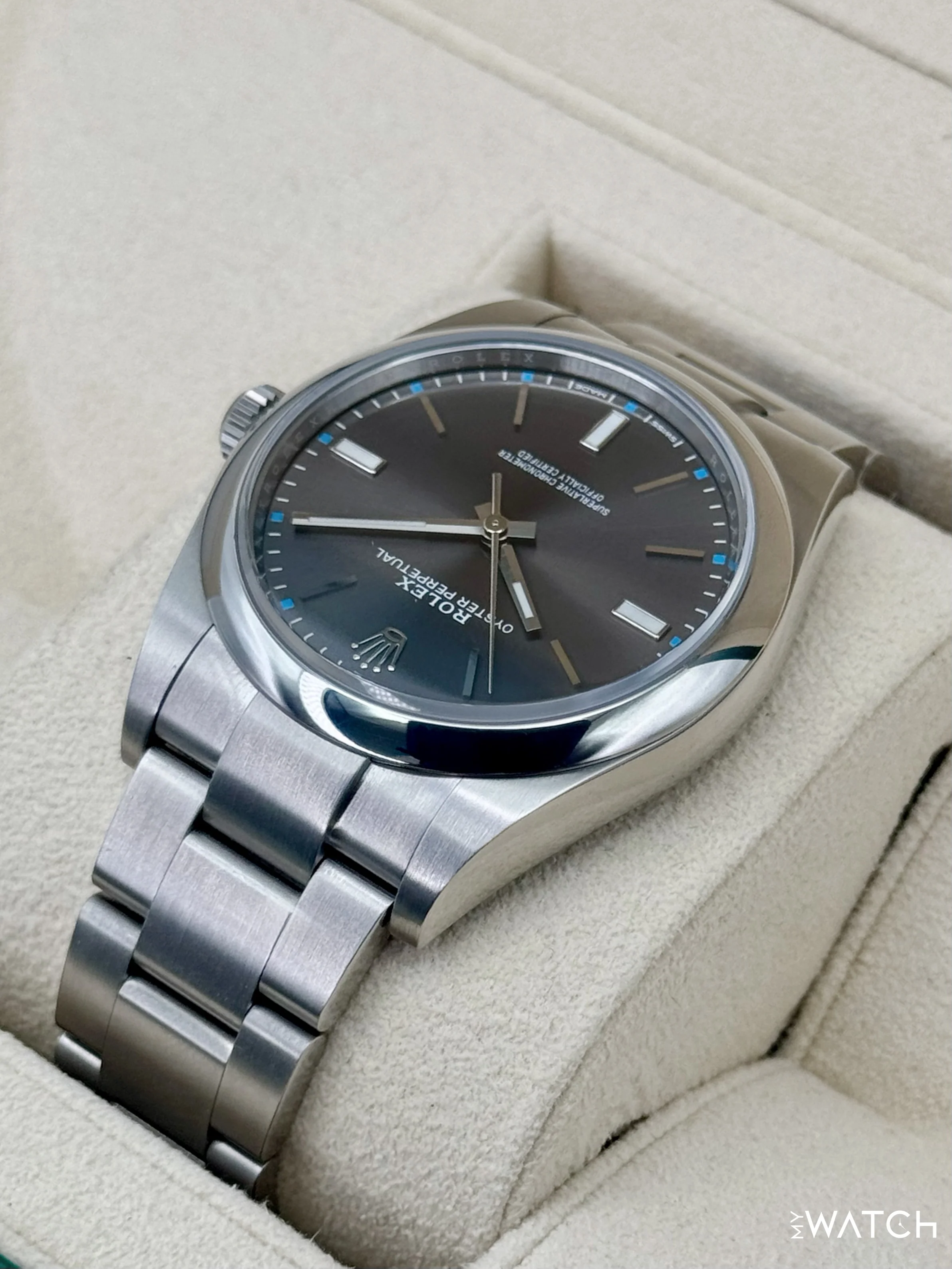 2019 Rolex Oyster Perpetual 39mm 114300 Rhodium Dial - Image 7