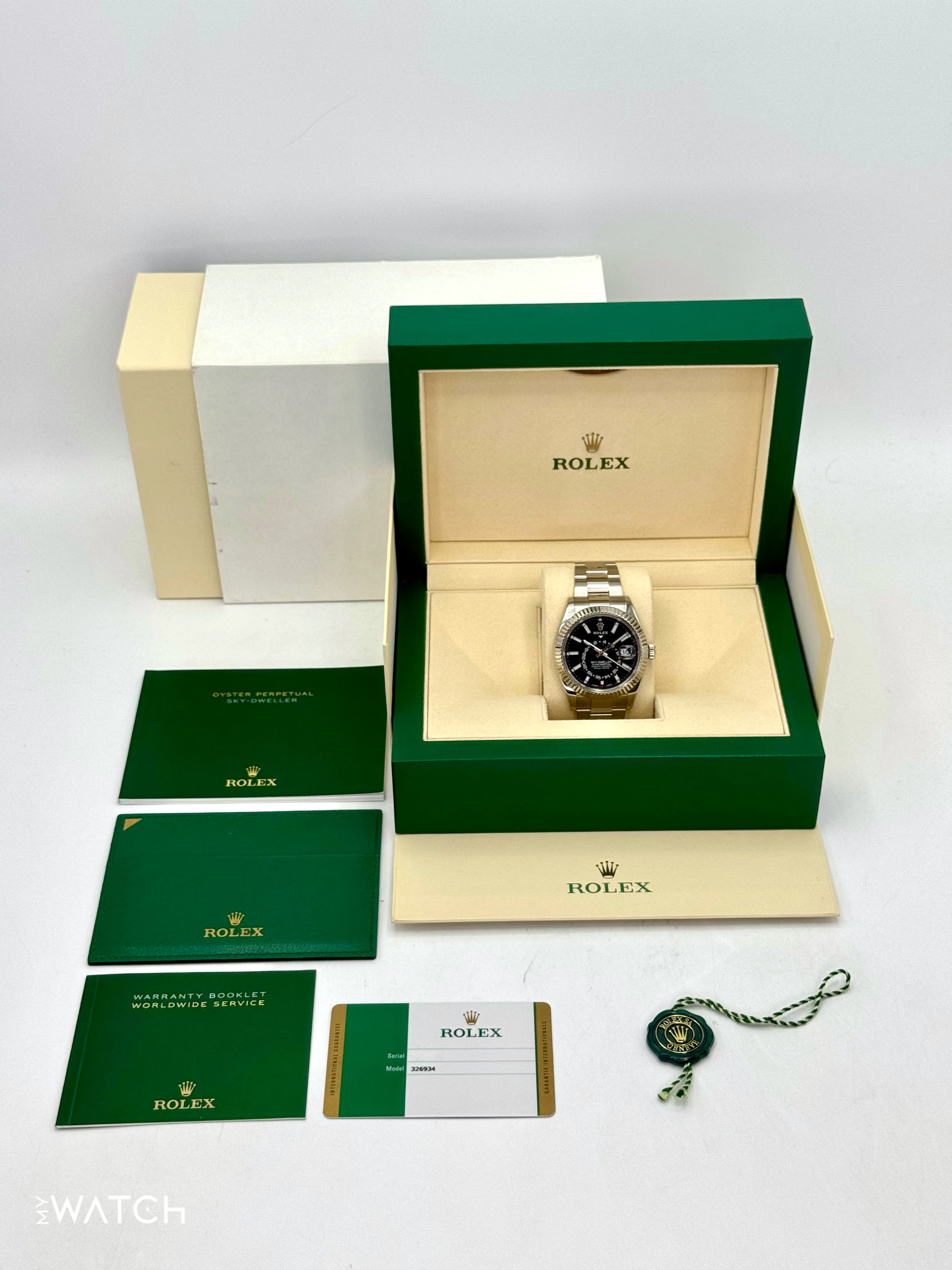 2019 Rolex Sky-Dweller 42mm 326934 Oyster Black Dial - Image 10