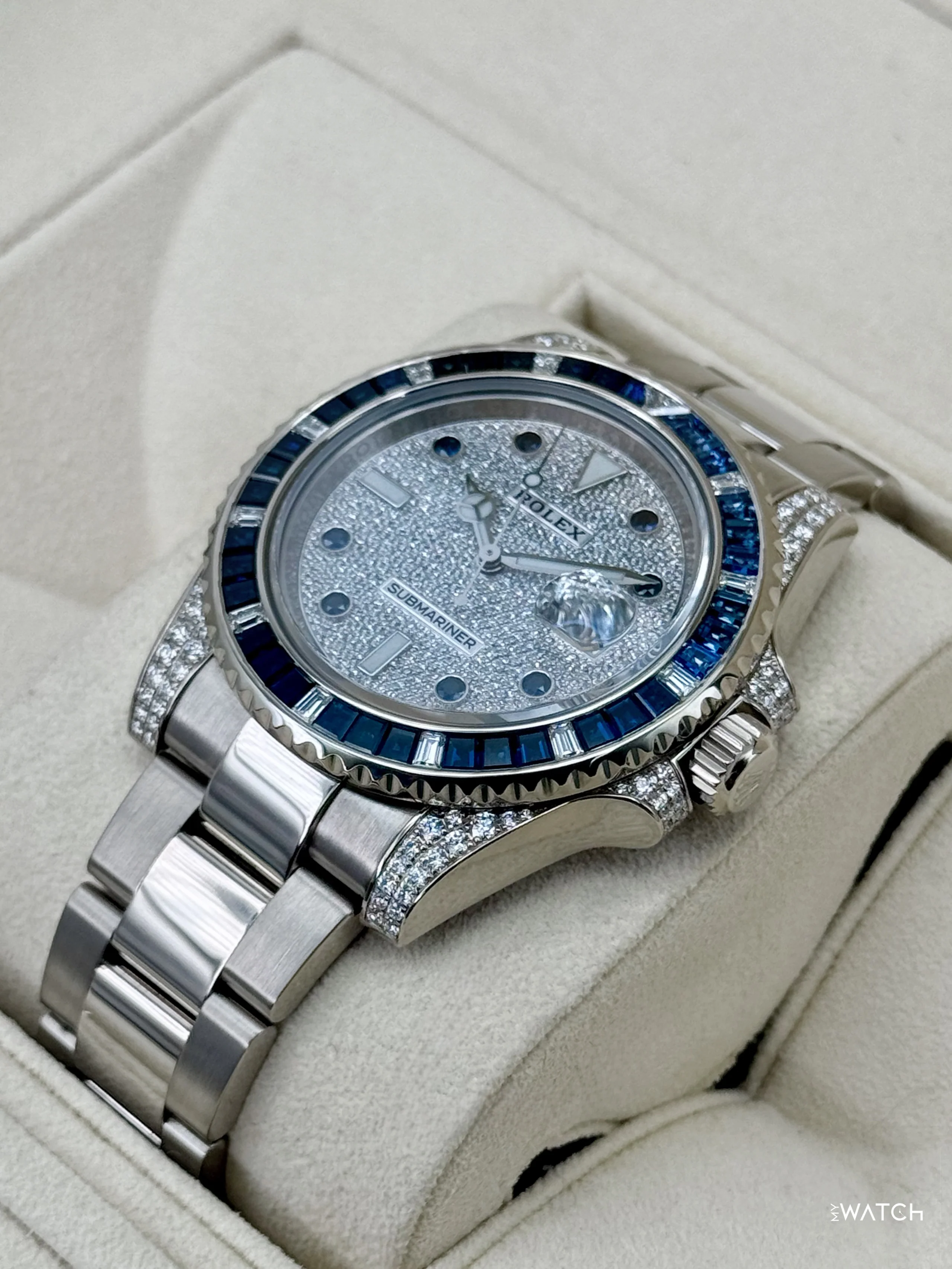 2019 Rolex Submariner 40mm 116659SABR White Gold Diamond Pave Dial - Image 5