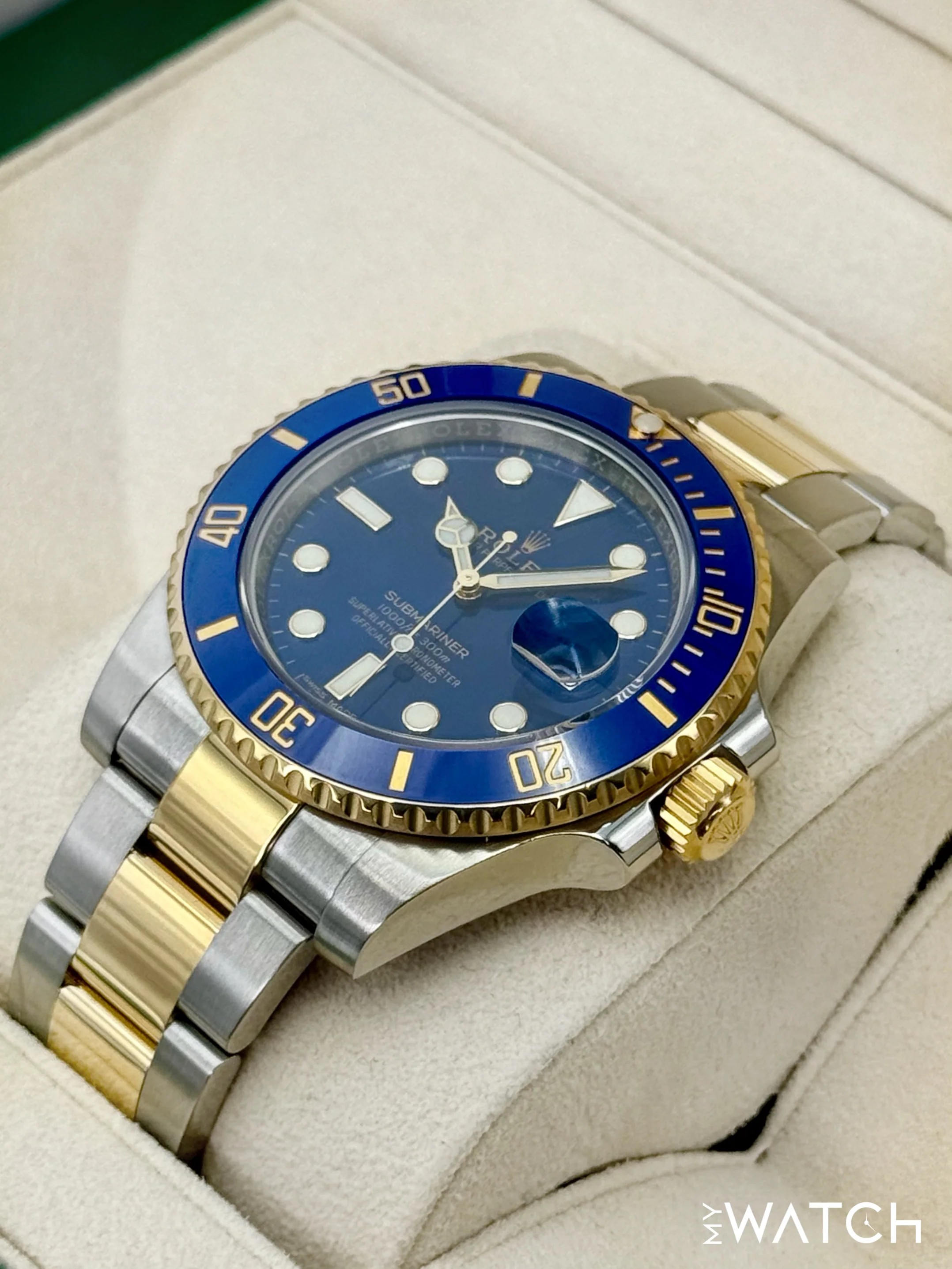 2019 Rolex Submariner "Bluesy" 40mm 116613LB Two-Tone Blue Dial - Image 5