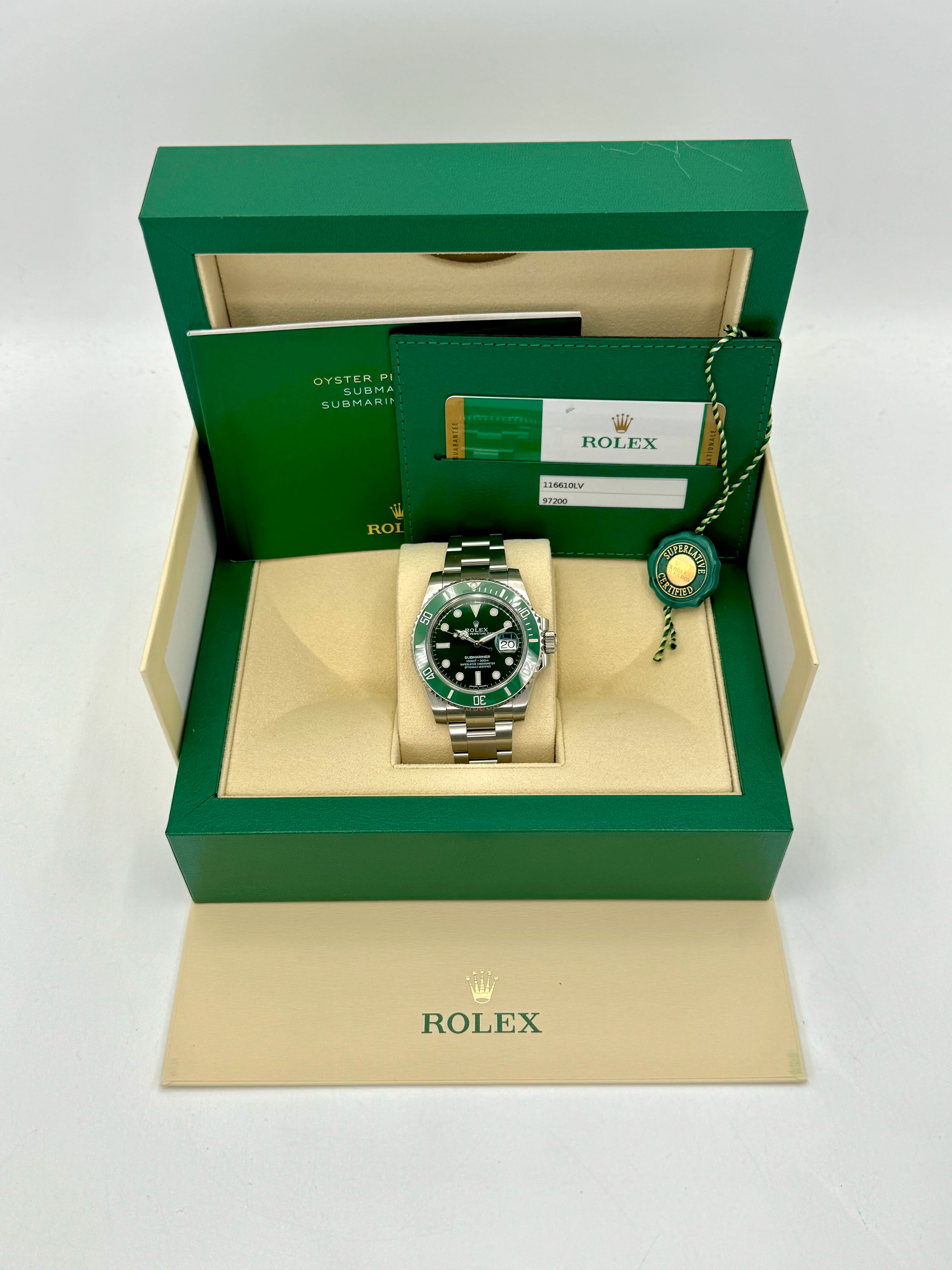 2019 Rolex Submariner "Hulk" 40mm 116610LV Green Dial - Image 11