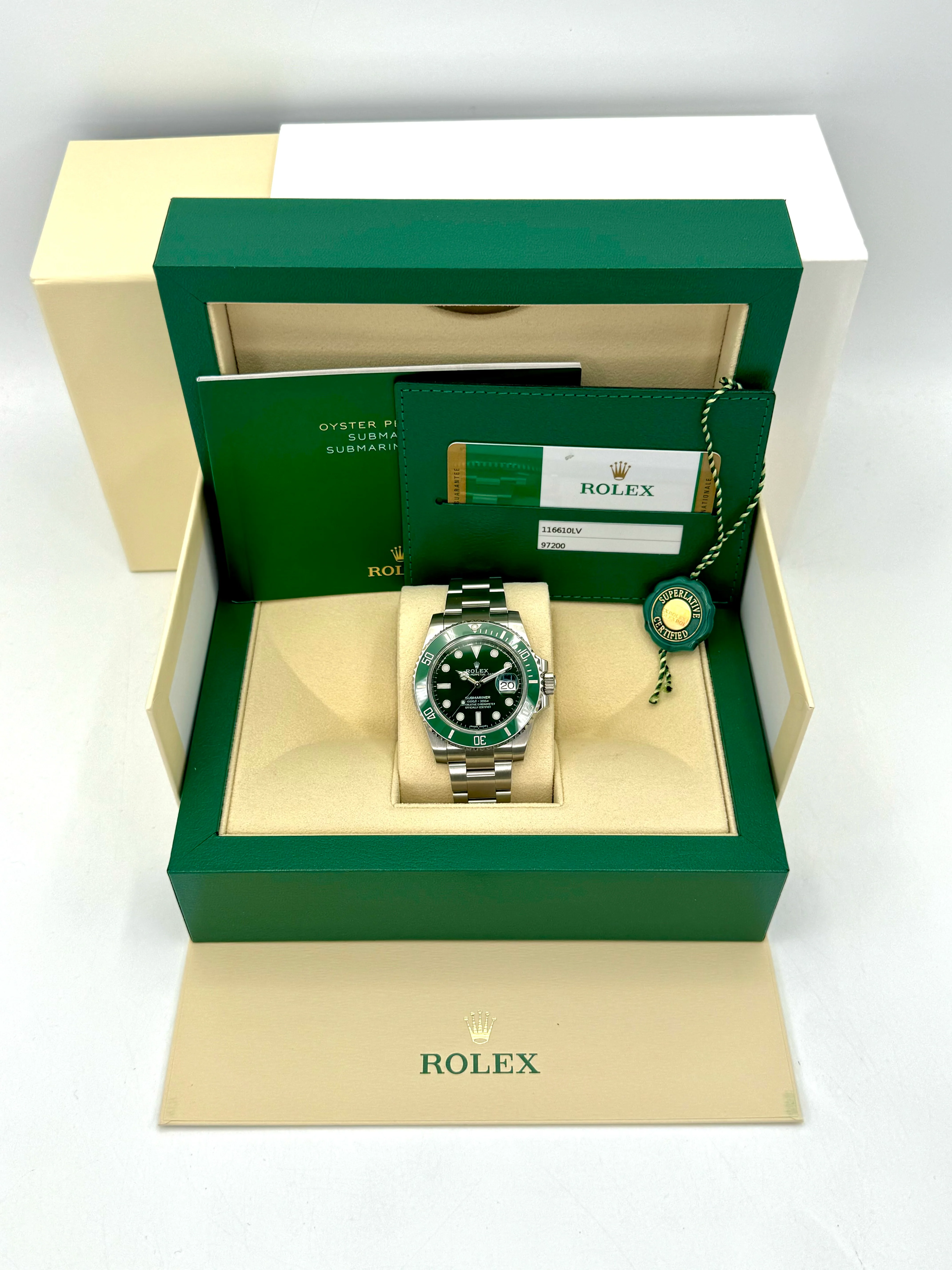 2019 Rolex Submariner "Hulk" 40mm 116610LV Green Dial - Image 12