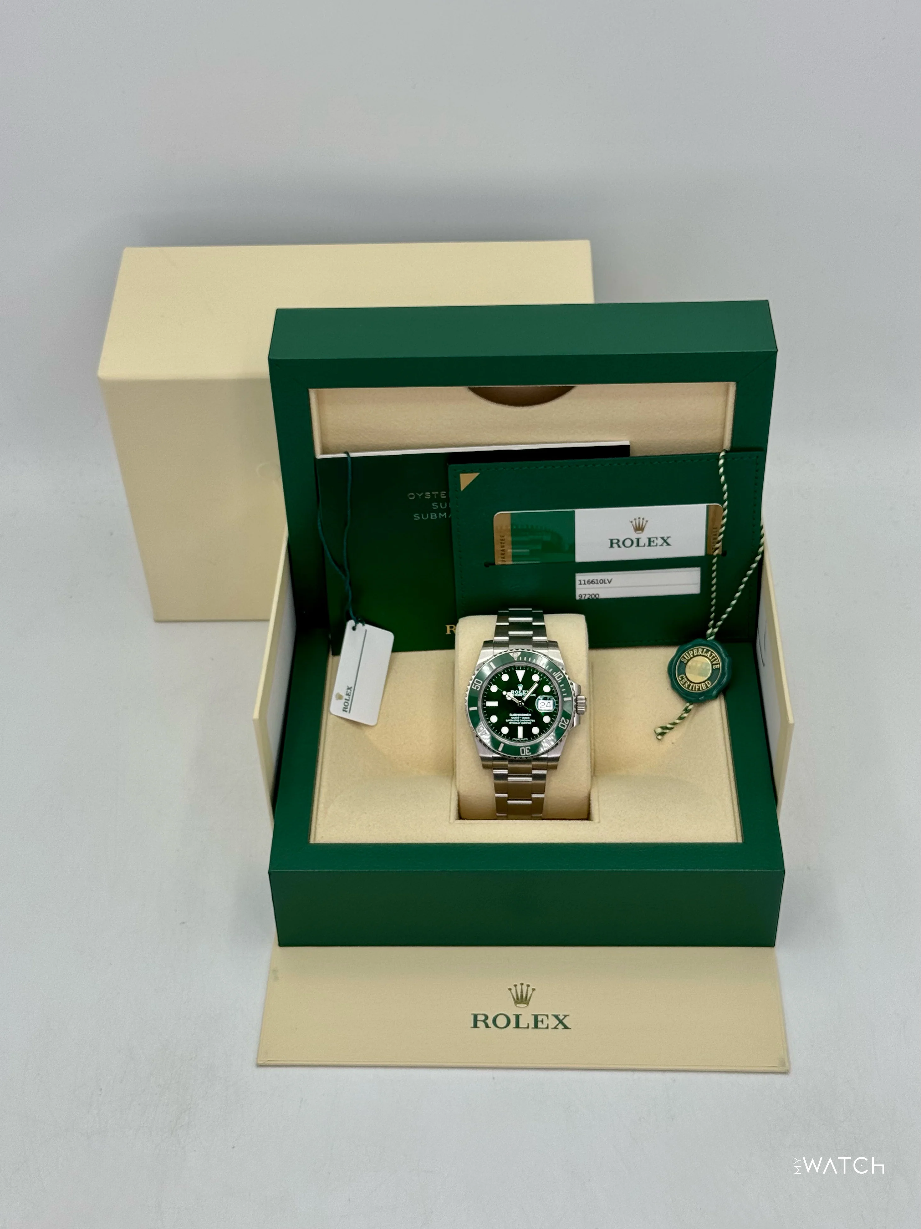 2019 Rolex Submariner “Hulk” 40mm 116610LV Green Dial - Image 9