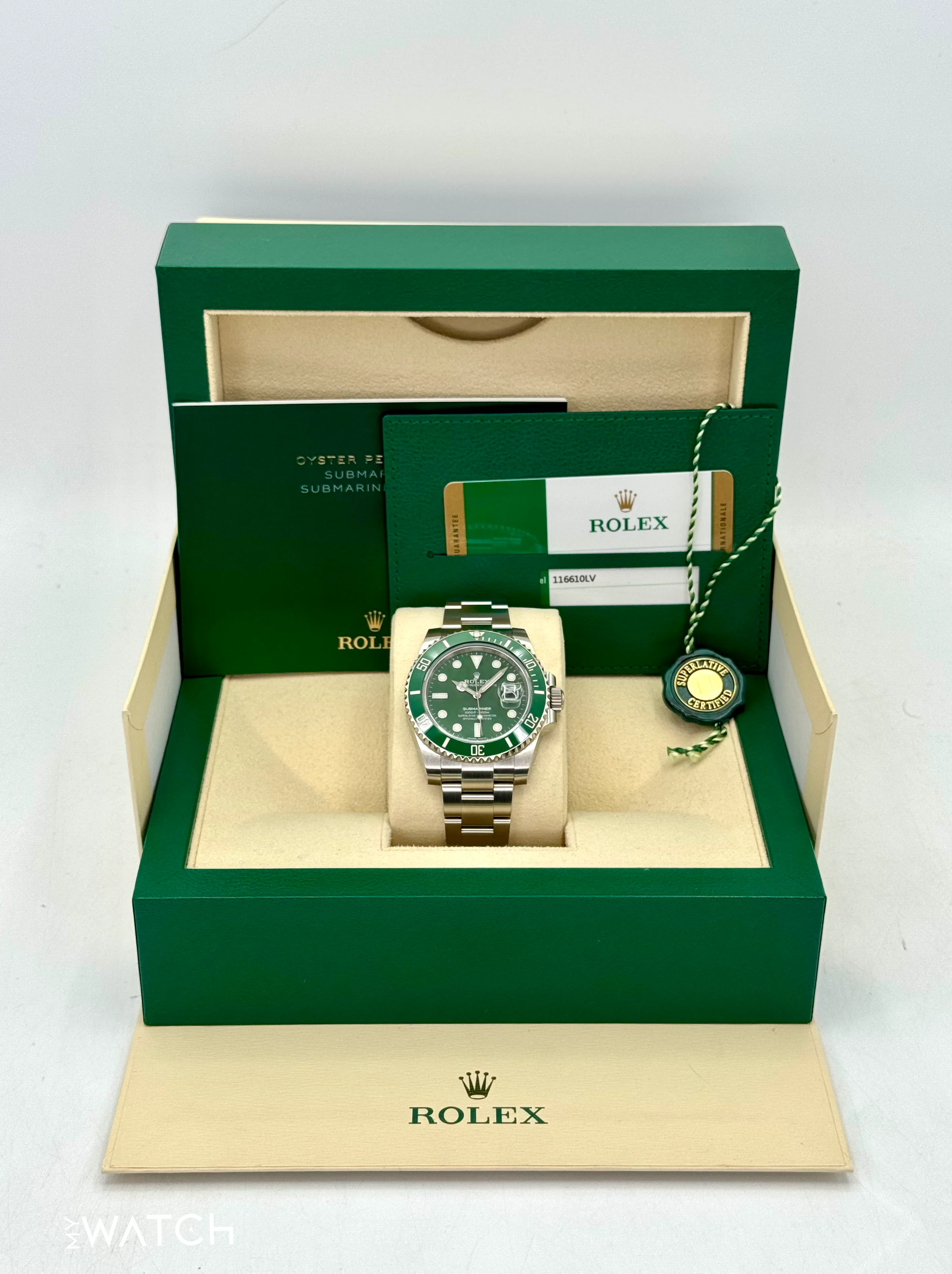 2019 Rolex Submariner “Hulk” 40mm 116610LV Green Dial - Image 9