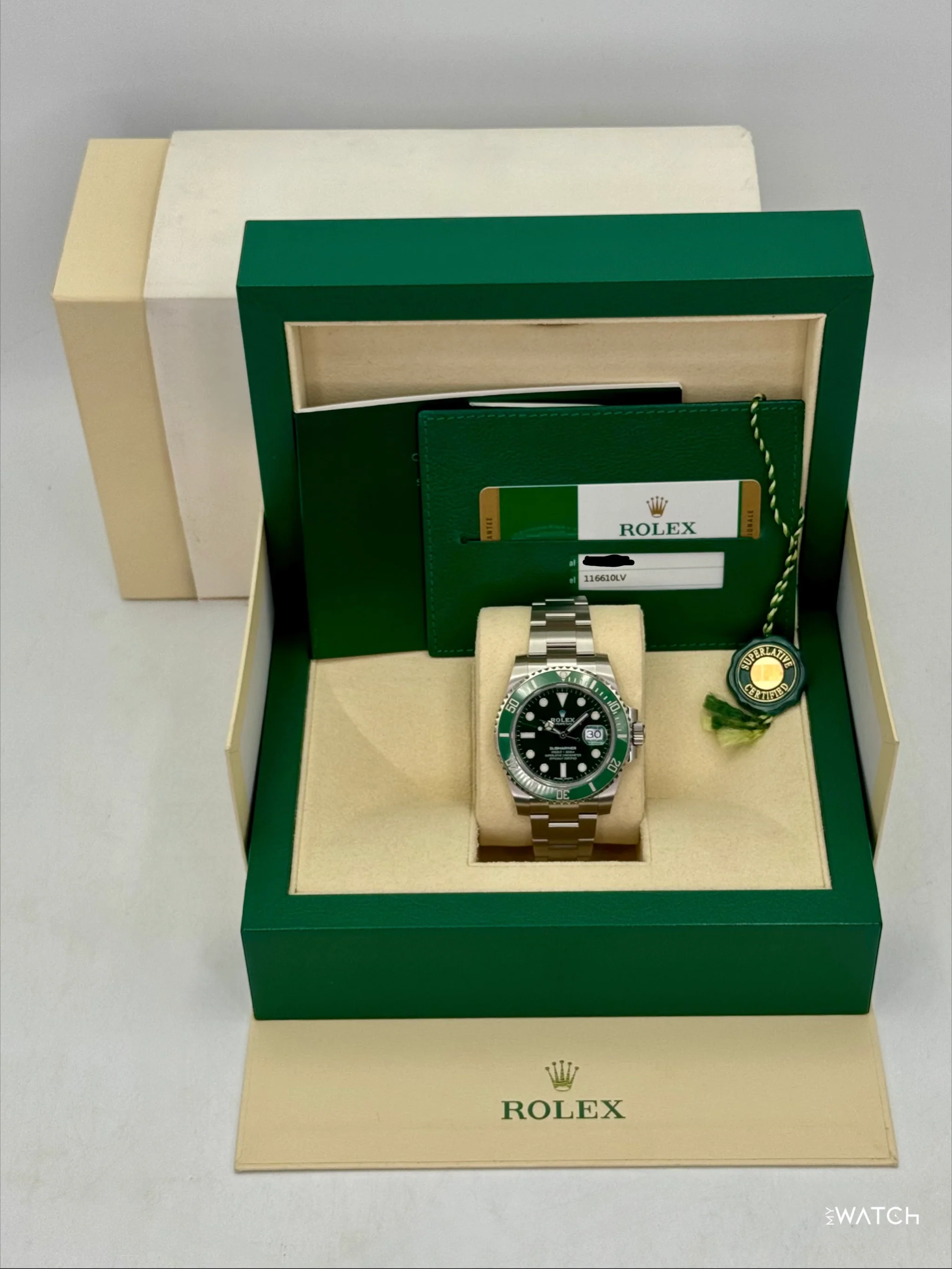 2019 Rolex Submariner “Hulk” 40mm 116610LV Green Dial - Image 9