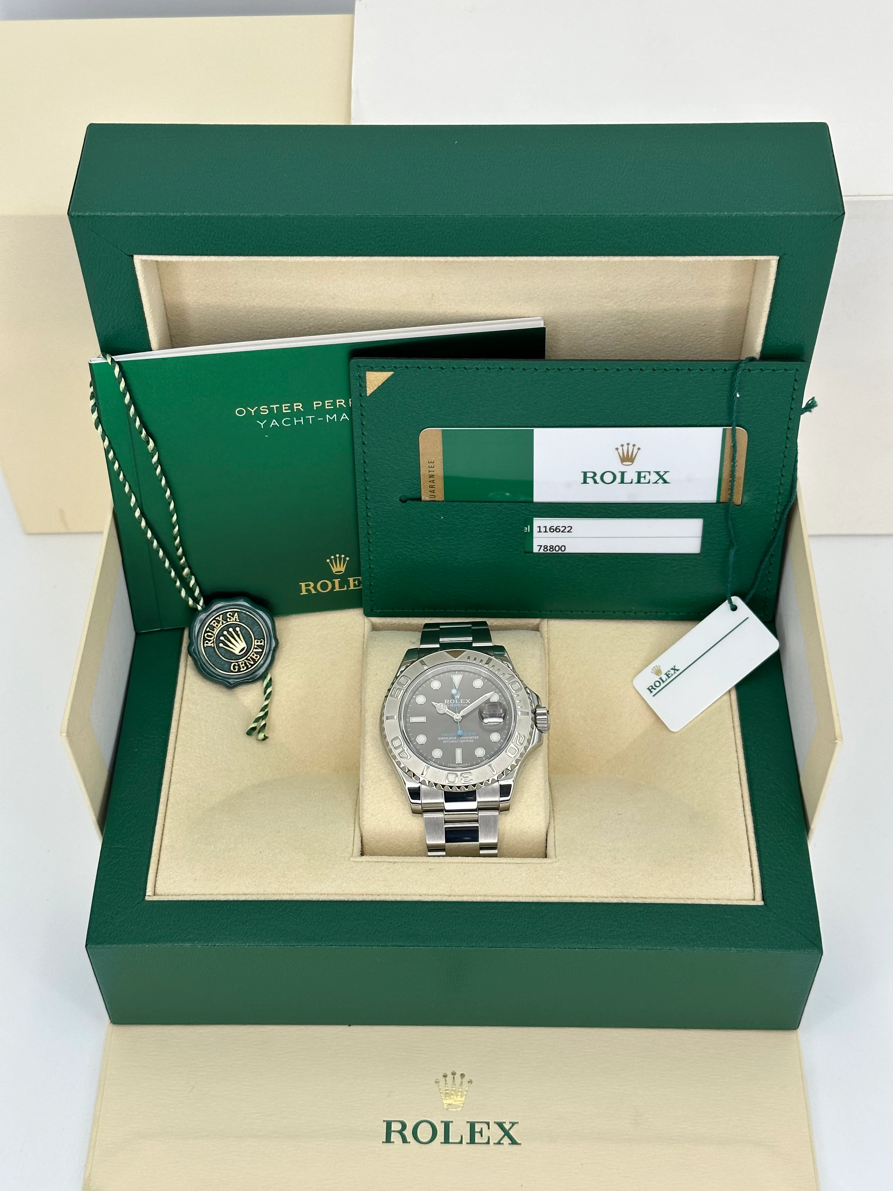 2019 Rolex Yacht-Master 40mm 116622 Stainless Steel Rhodium Dial - Image 12