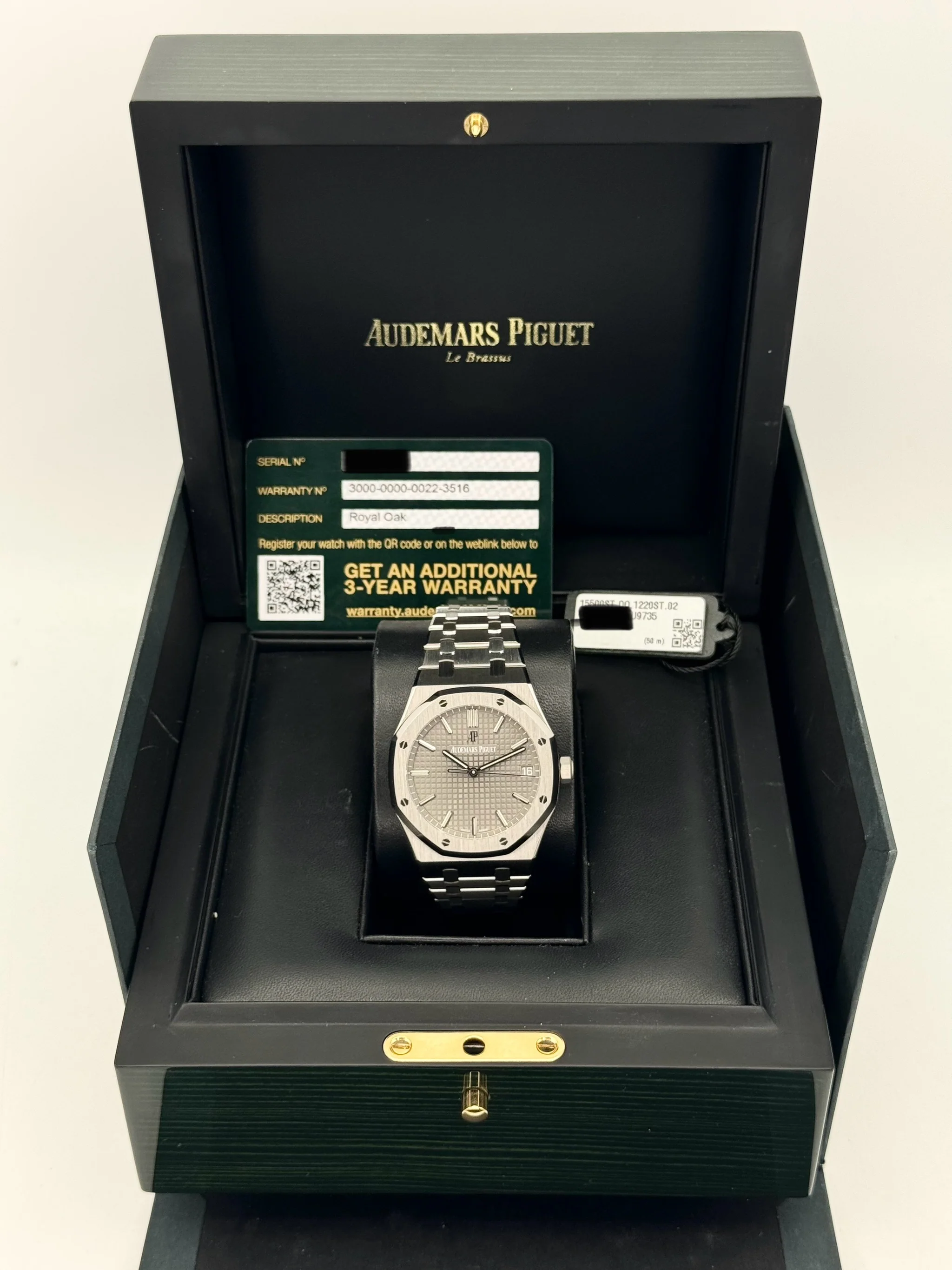 2020 Audemars Piguet Royal Oak 41mm 15500ST Grey Dial - Image 11