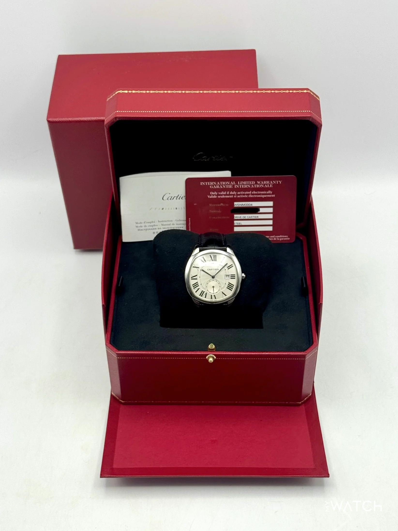 2020 Cartier Drive De Cartier 40mm WSNM0004 Stainless Steel White Dial - Image 10