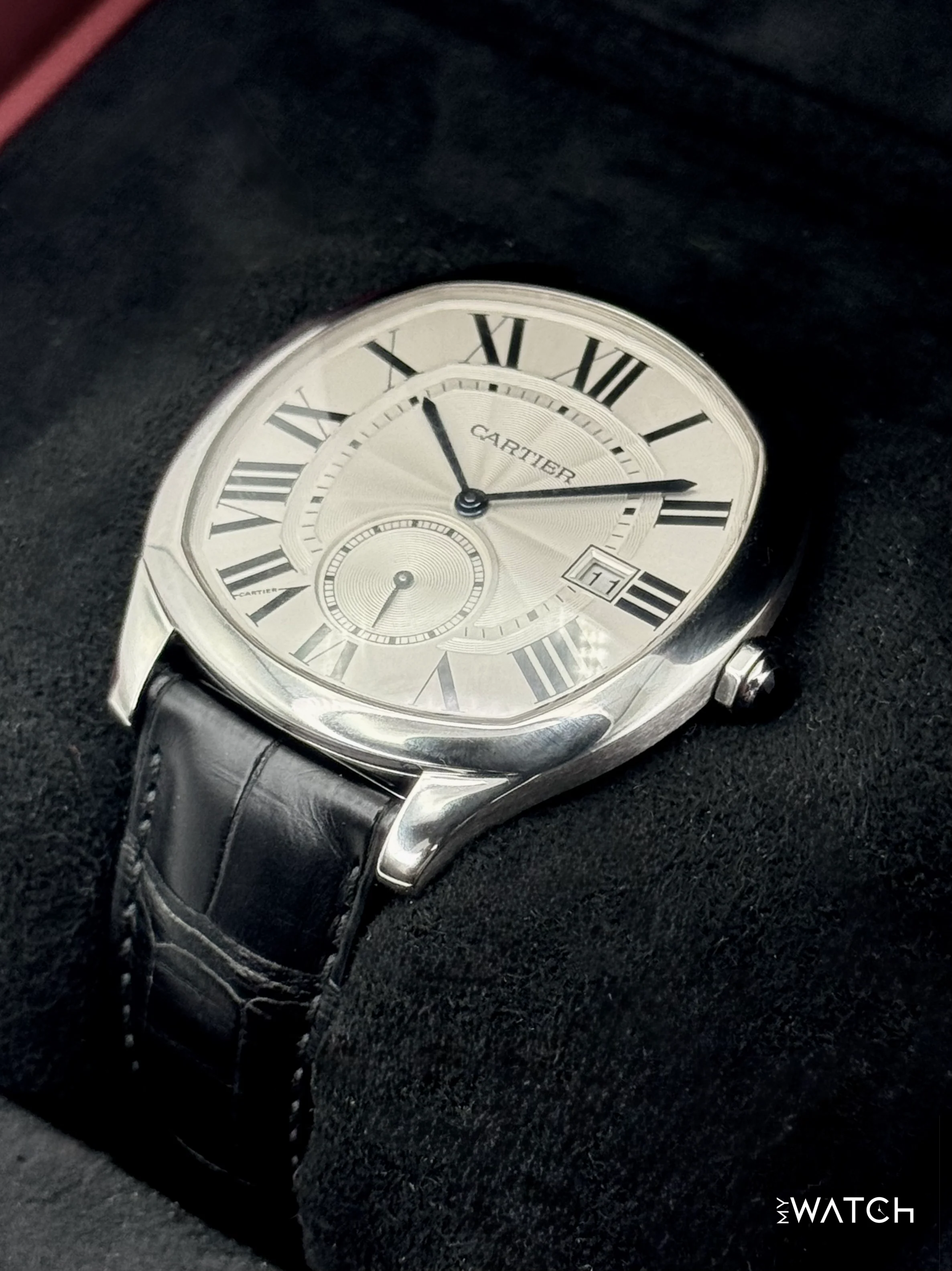 2020 Cartier Drive De Cartier 40mm WSNM0004 Stainless Steel White Dial - Image 5