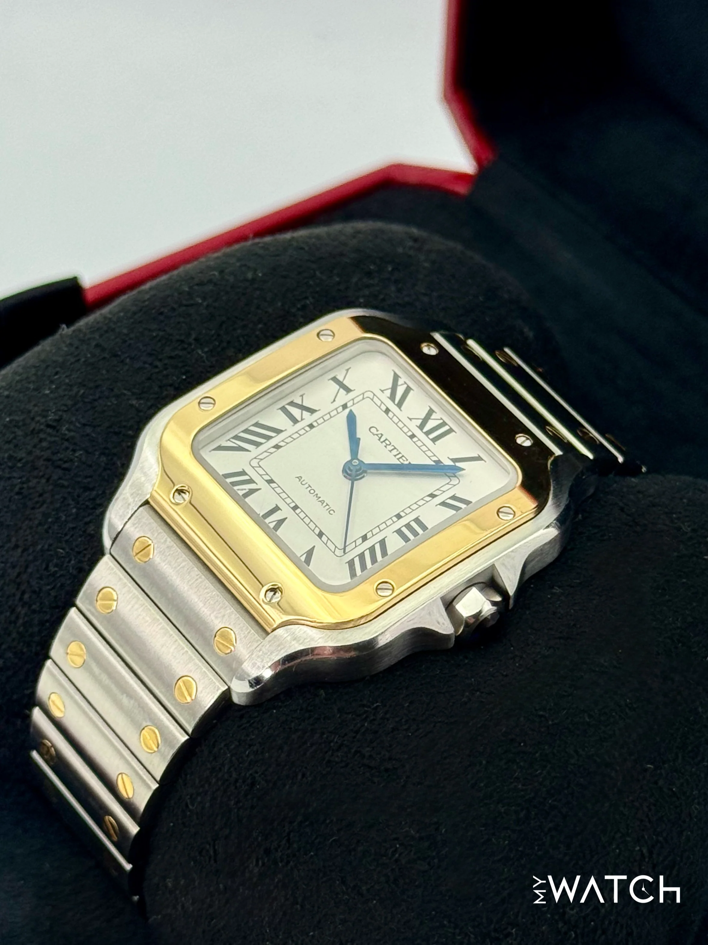 2020 Cartier Santos 35.1mm W2SA0007 Two-Tone White Dial - Image 5
