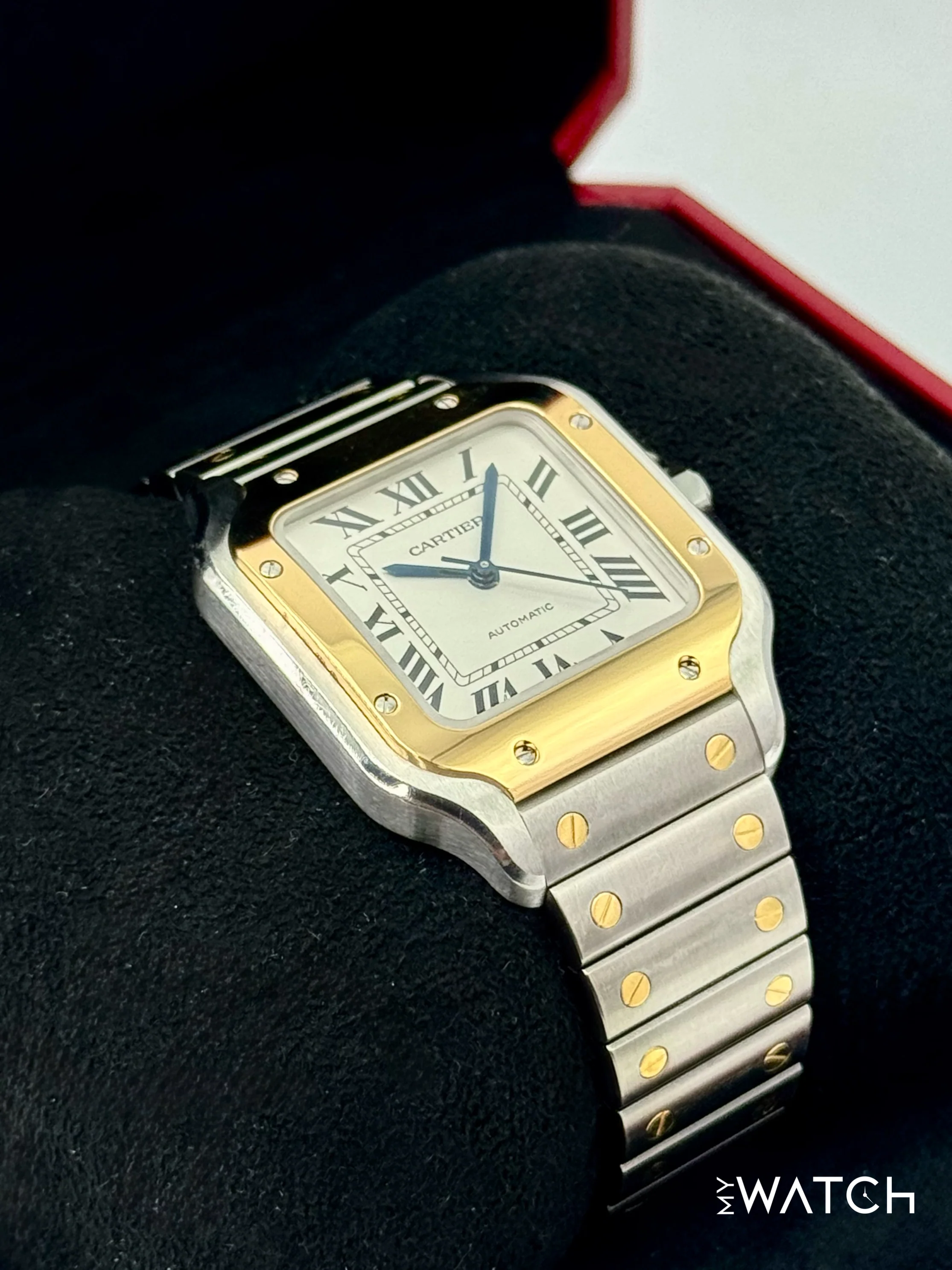 2020 Cartier Santos 35.1mm W2SA0007 Two-Tone White Dial - Image 6