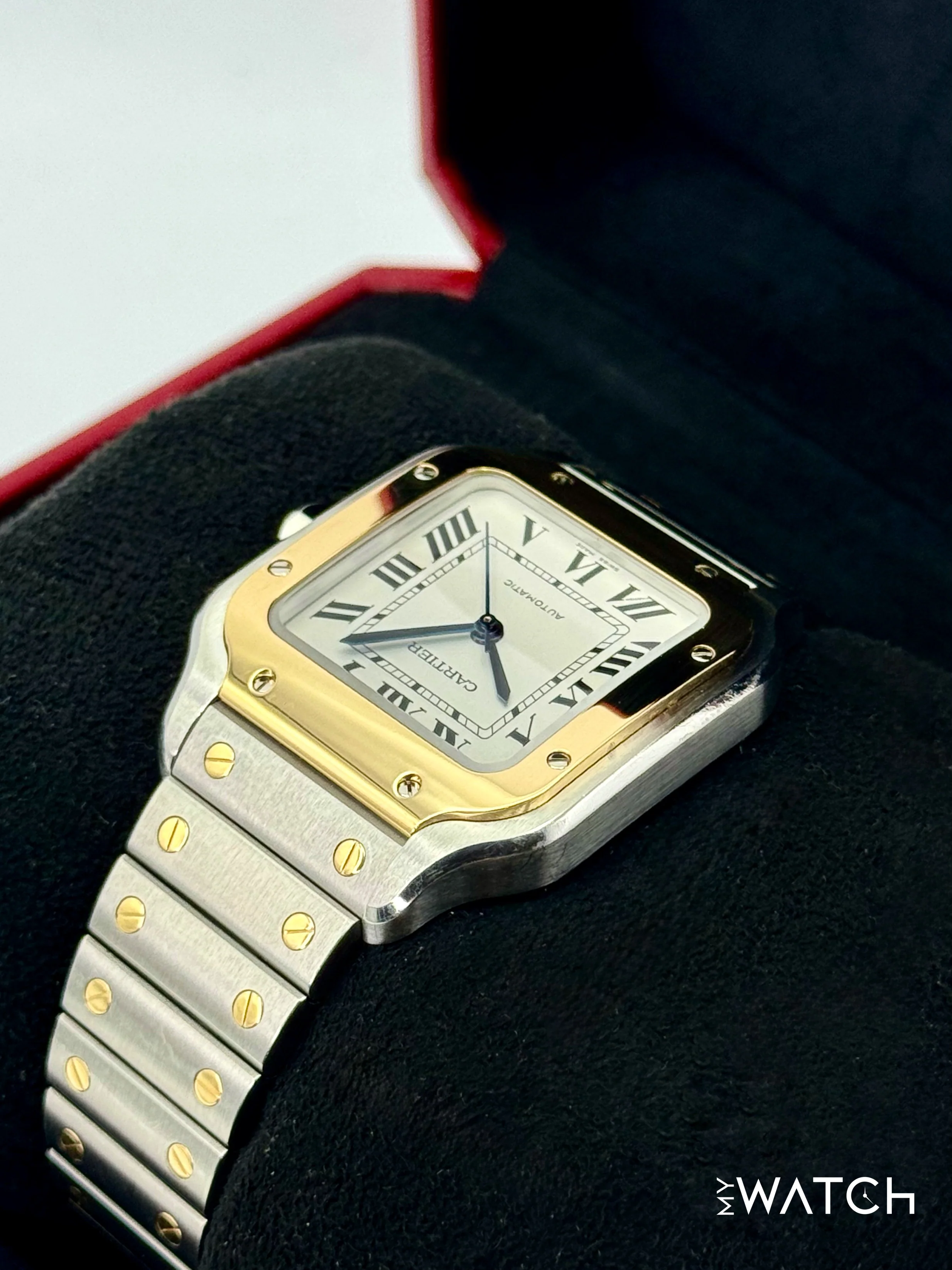 2020 Cartier Santos 35.1mm W2SA0007 Two-Tone White Dial - Image 7