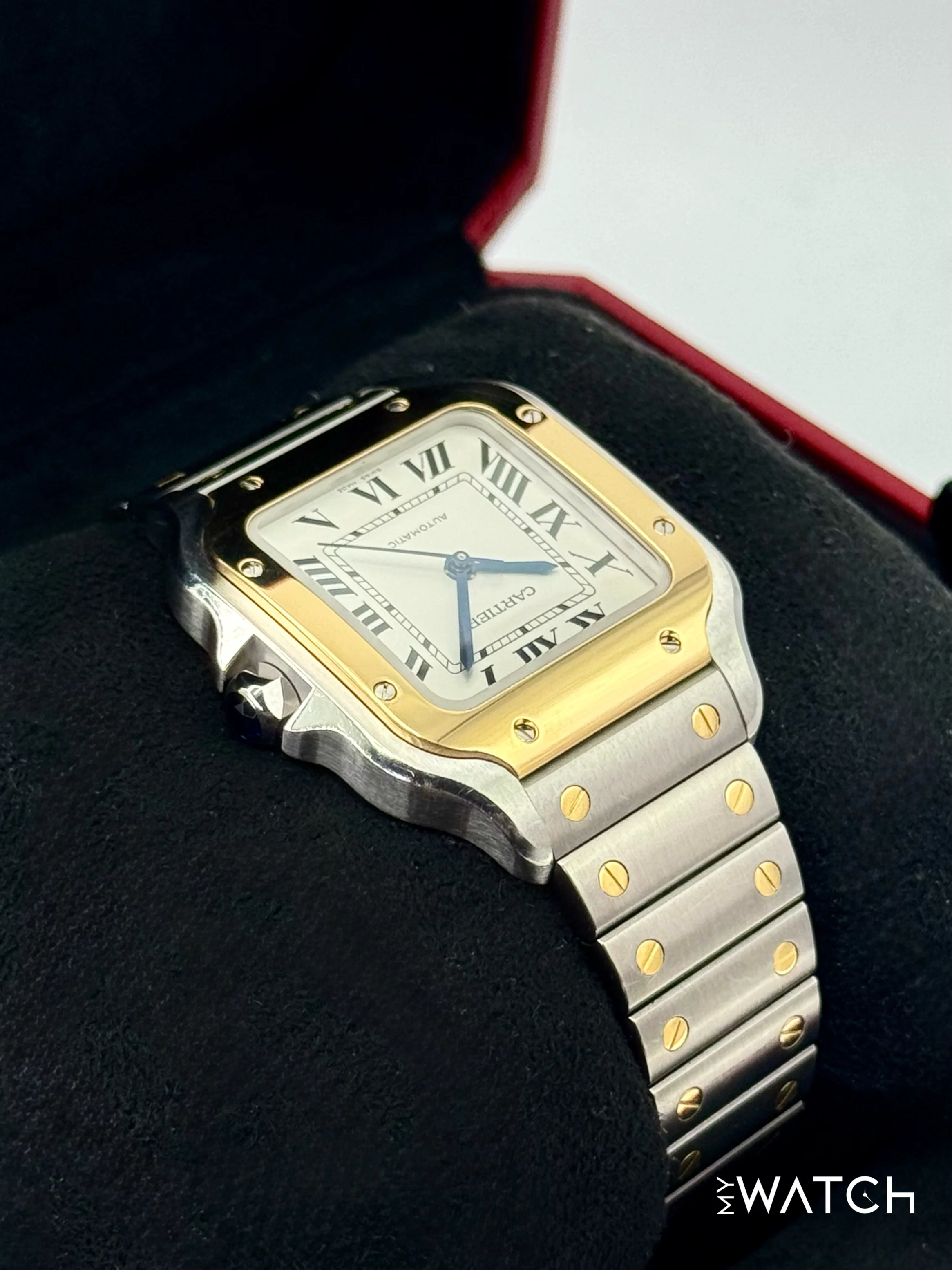 2020 Cartier Santos 35.1mm W2SA0007 Two-Tone White Dial - Image 8