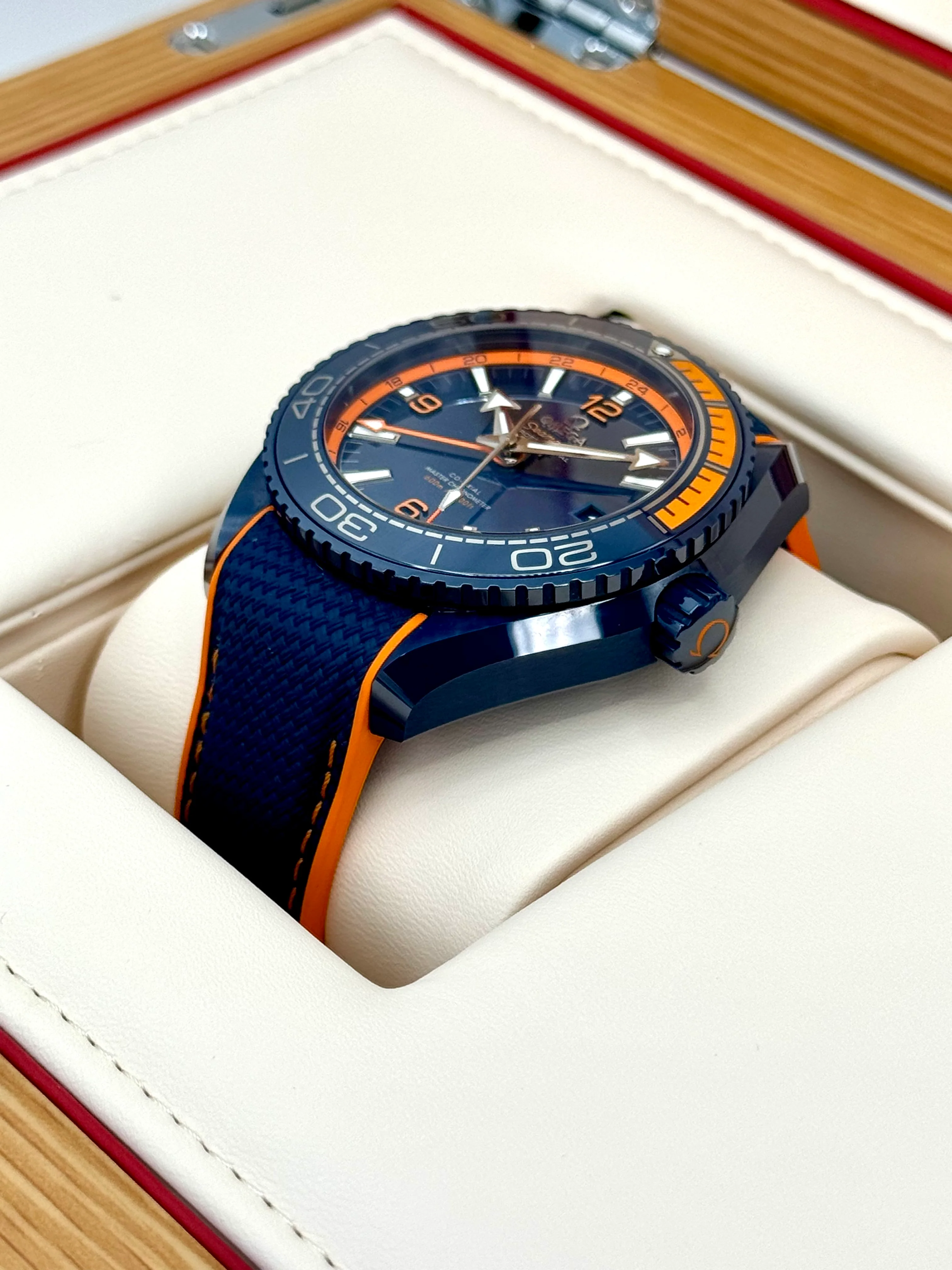 2020 Omega Seamaster Planet Ocean 45.5mm 215.92.46.22.03.001 Blue Dial - Image 5