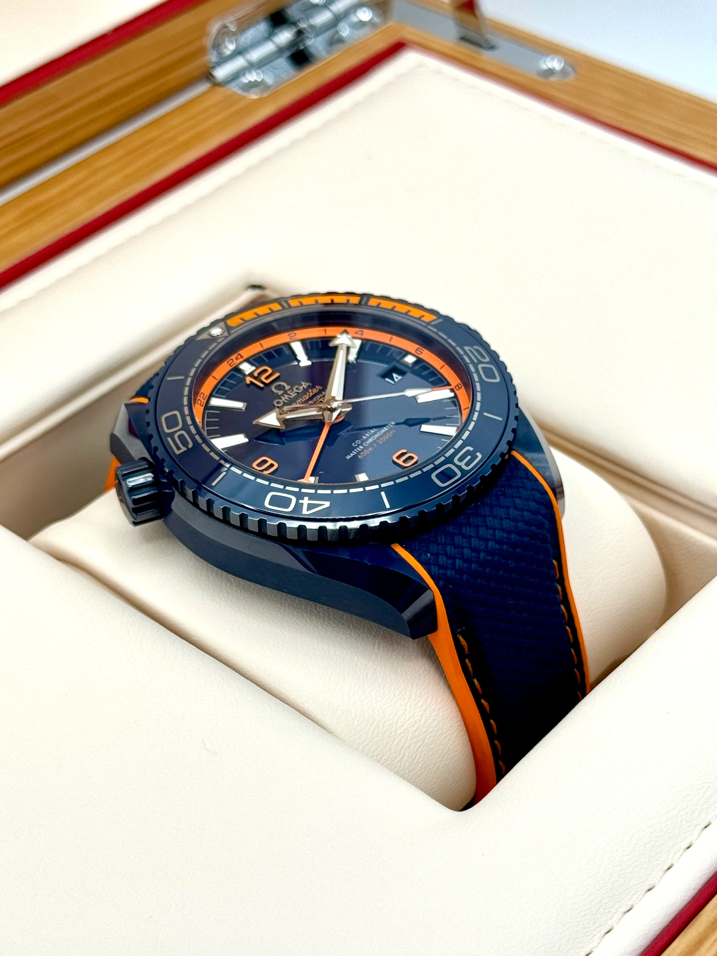 2020 Omega Seamaster Planet Ocean 45.5mm 215.92.46.22.03.001 Blue Dial - Image 6