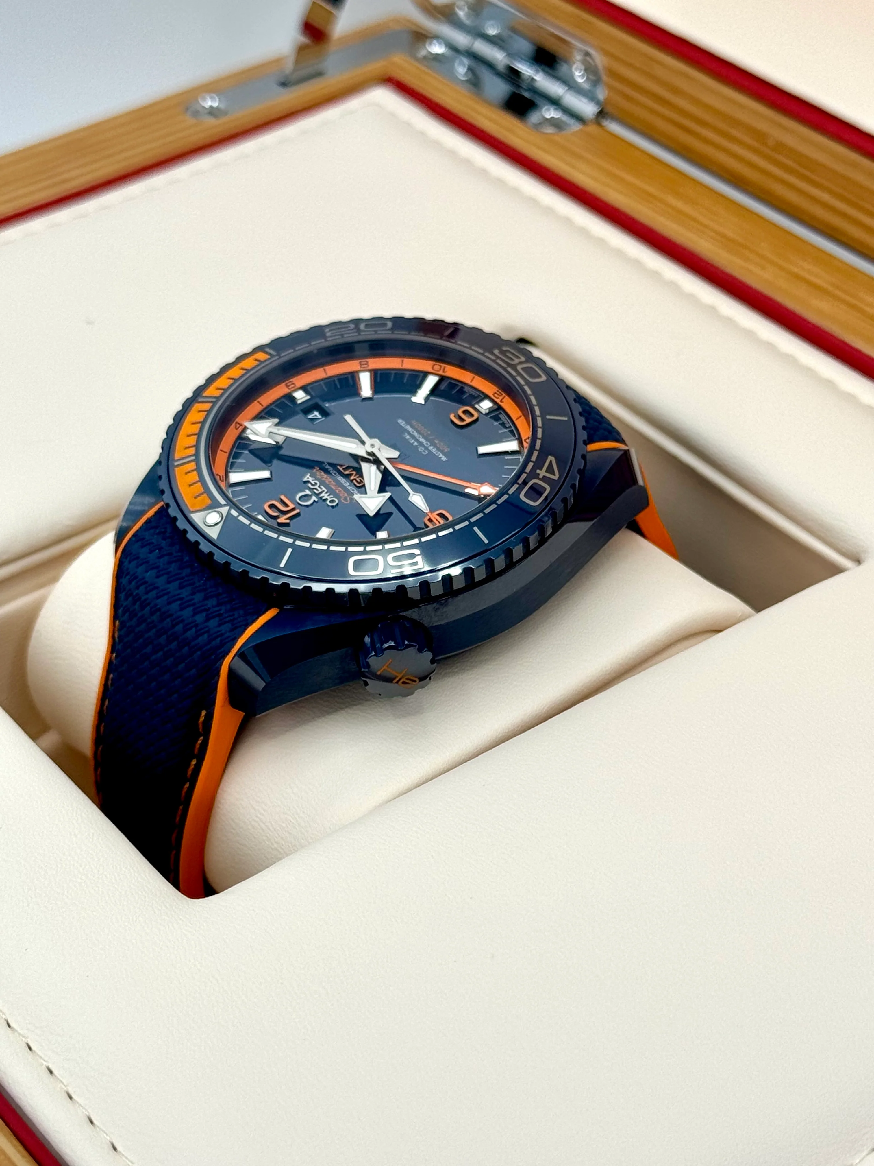 2020 Omega Seamaster Planet Ocean 45.5mm 215.92.46.22.03.001 Blue Dial - Image 7