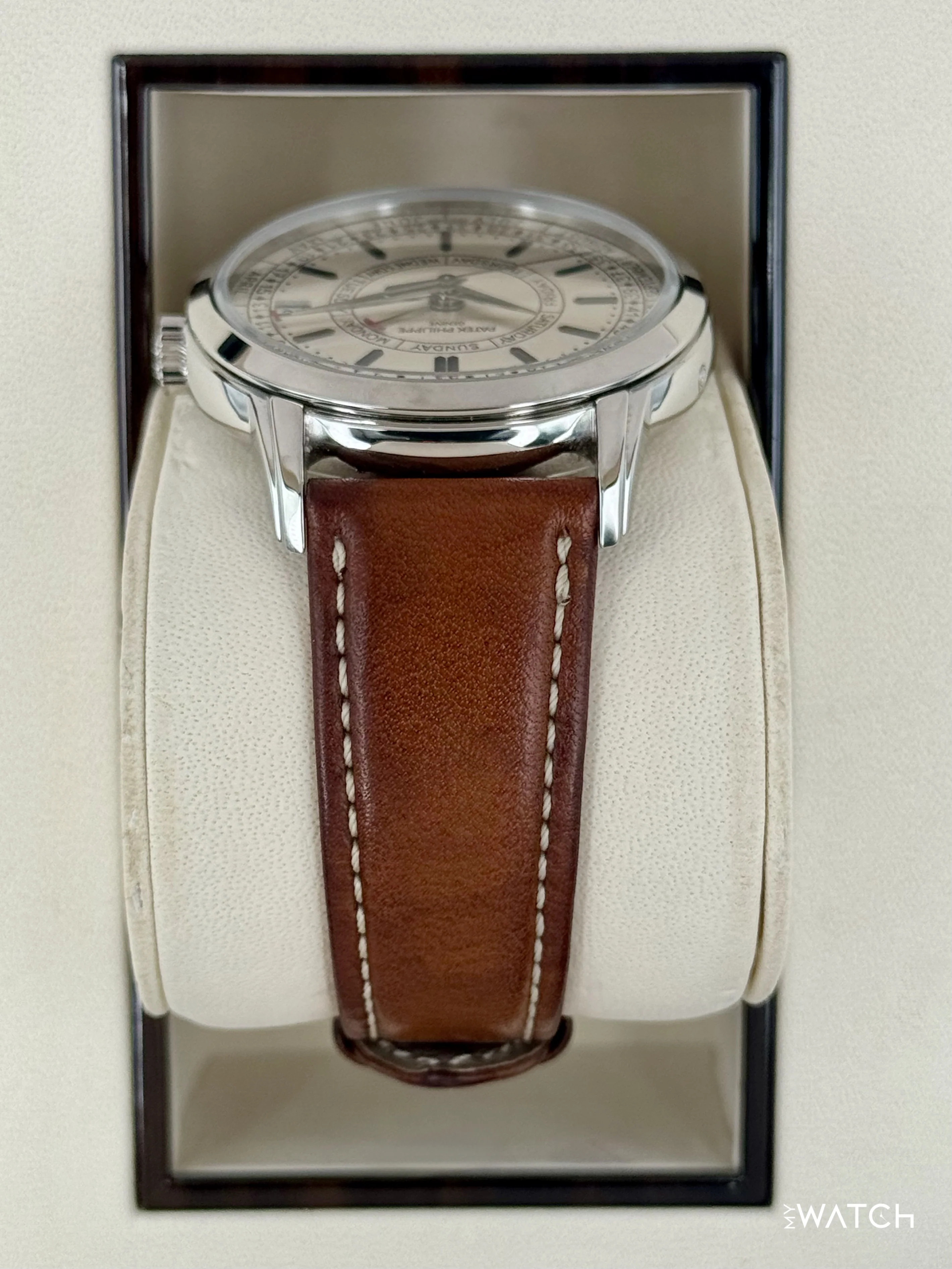 2020 Patek Philippe Calatrava Weekly Calendar 40mm 5212A Stainless Steel White Dial - Image 4
