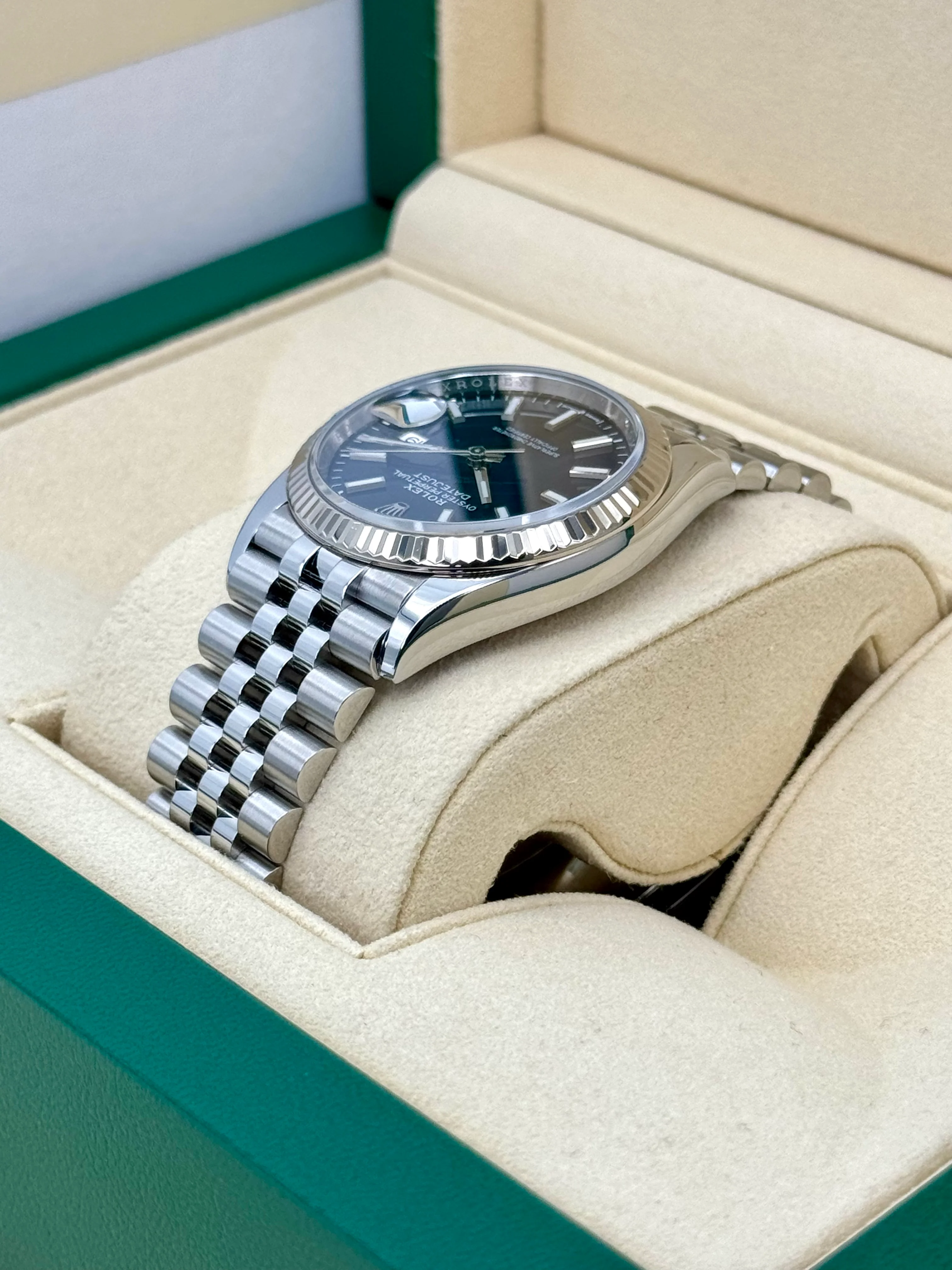 2020 Rolex Datejust 36mm 126234 Stainless Steel Jubilee Blue Dial - Image 7