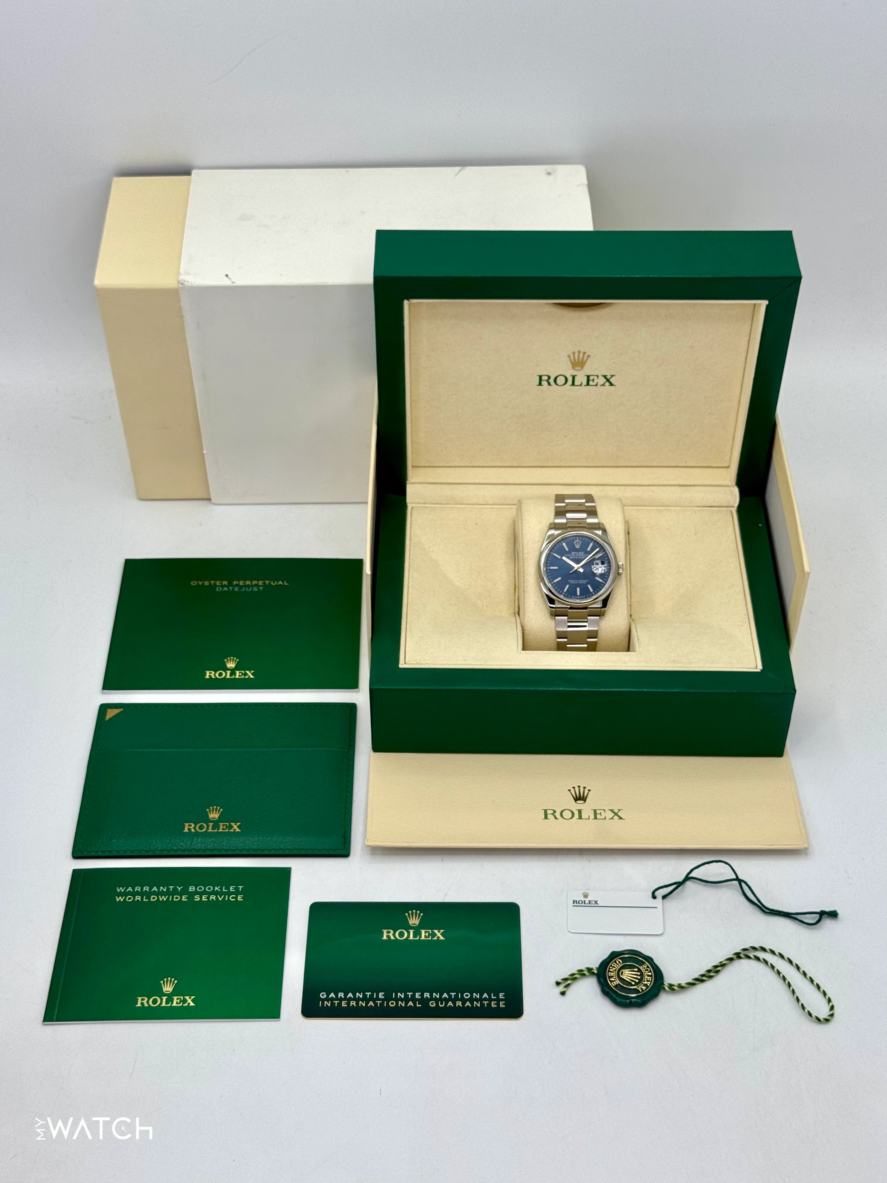 2020 Rolex Datejust 36mm 126200 Stainless Steel Oyster Blue Dial - Image 10