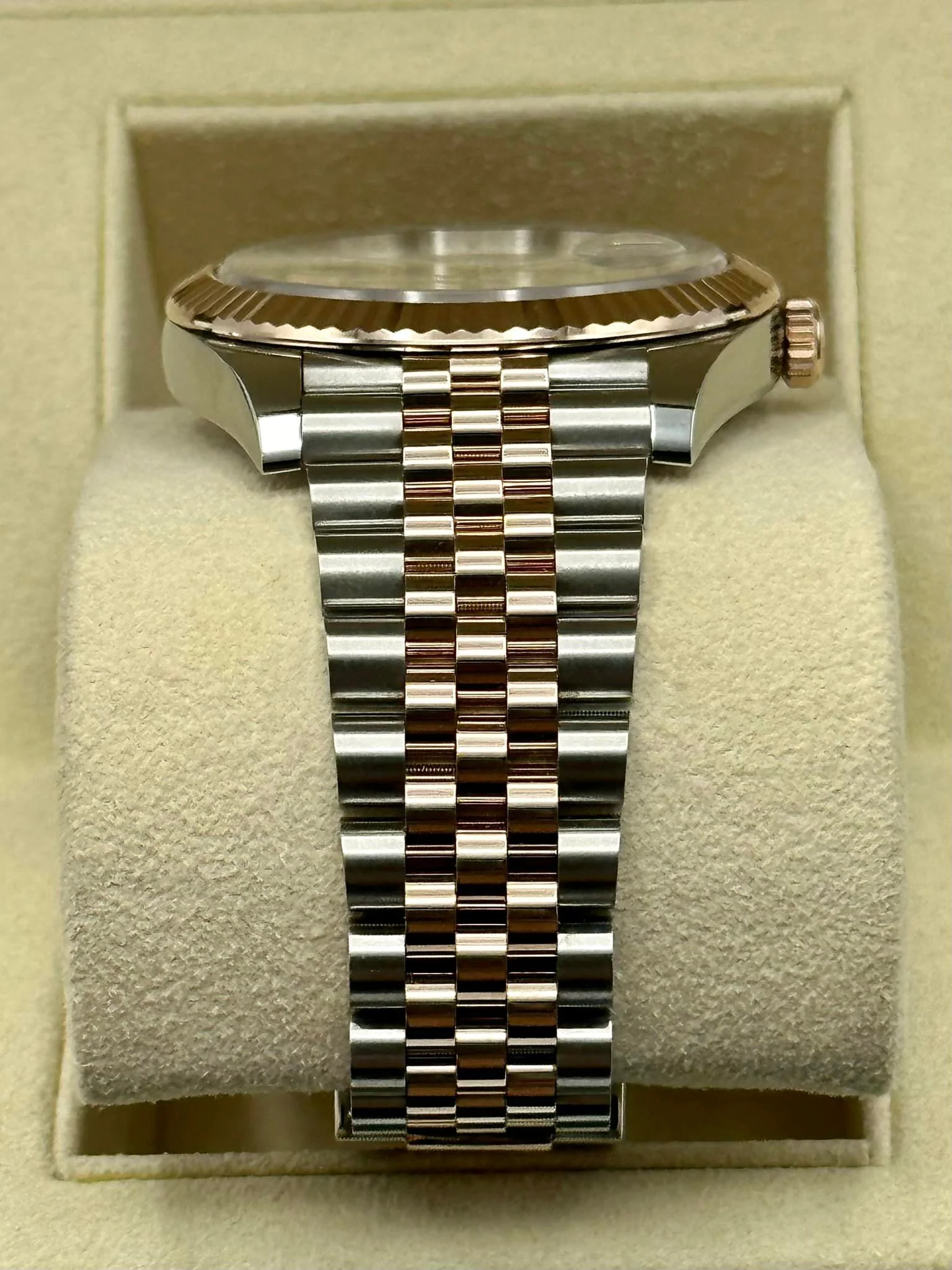2020 Rolex Datejust 41mm 126331 Two-Tone Rose Gold Chocolate Dial - Image 3