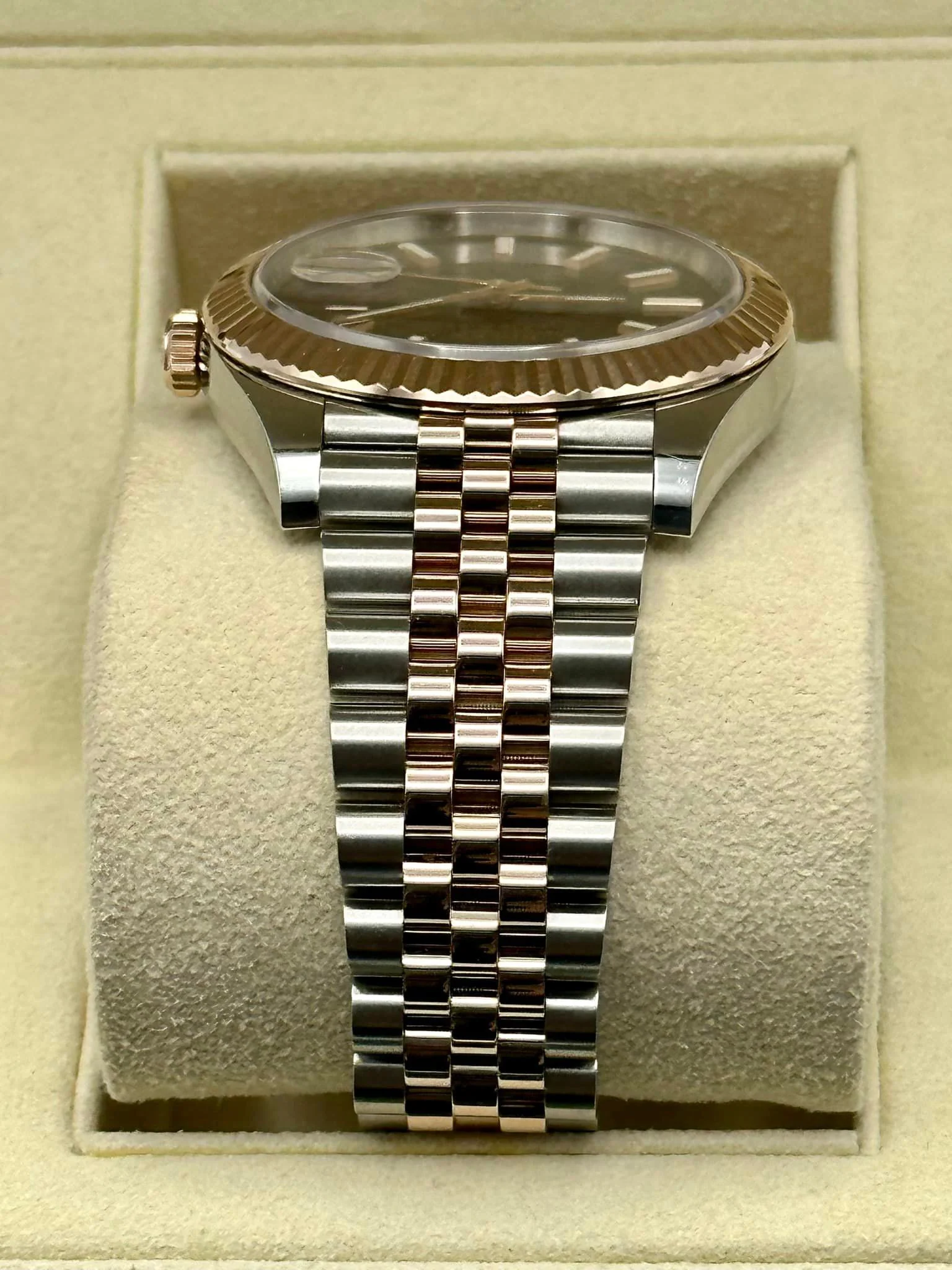 2020 Rolex Datejust 41mm 126331 Two-Tone Rose Gold Chocolate Dial - Image 4
