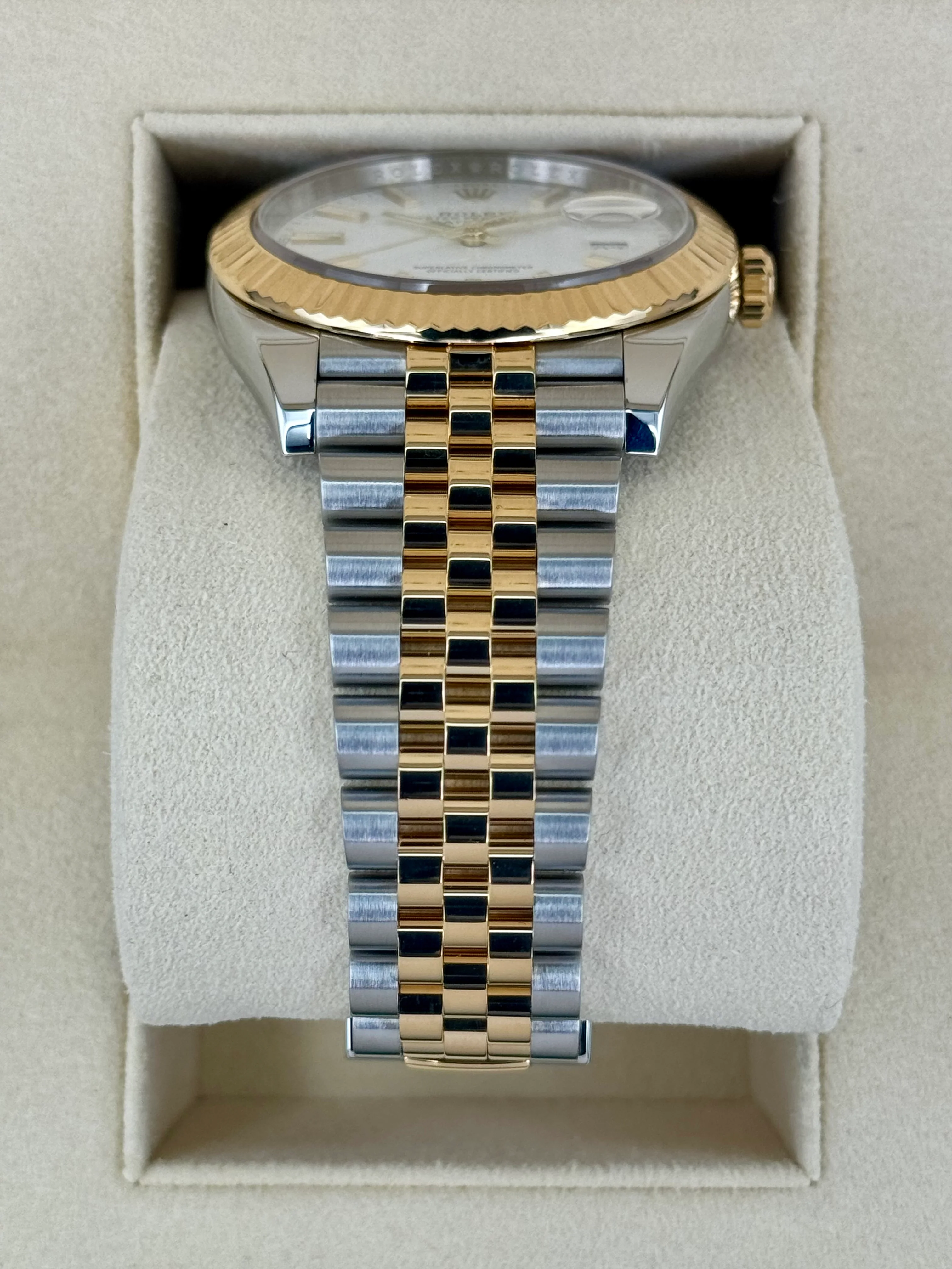 2020 Rolex Datejust 41mm 126333 Two-Tone Jubilee White Dial - Image 3