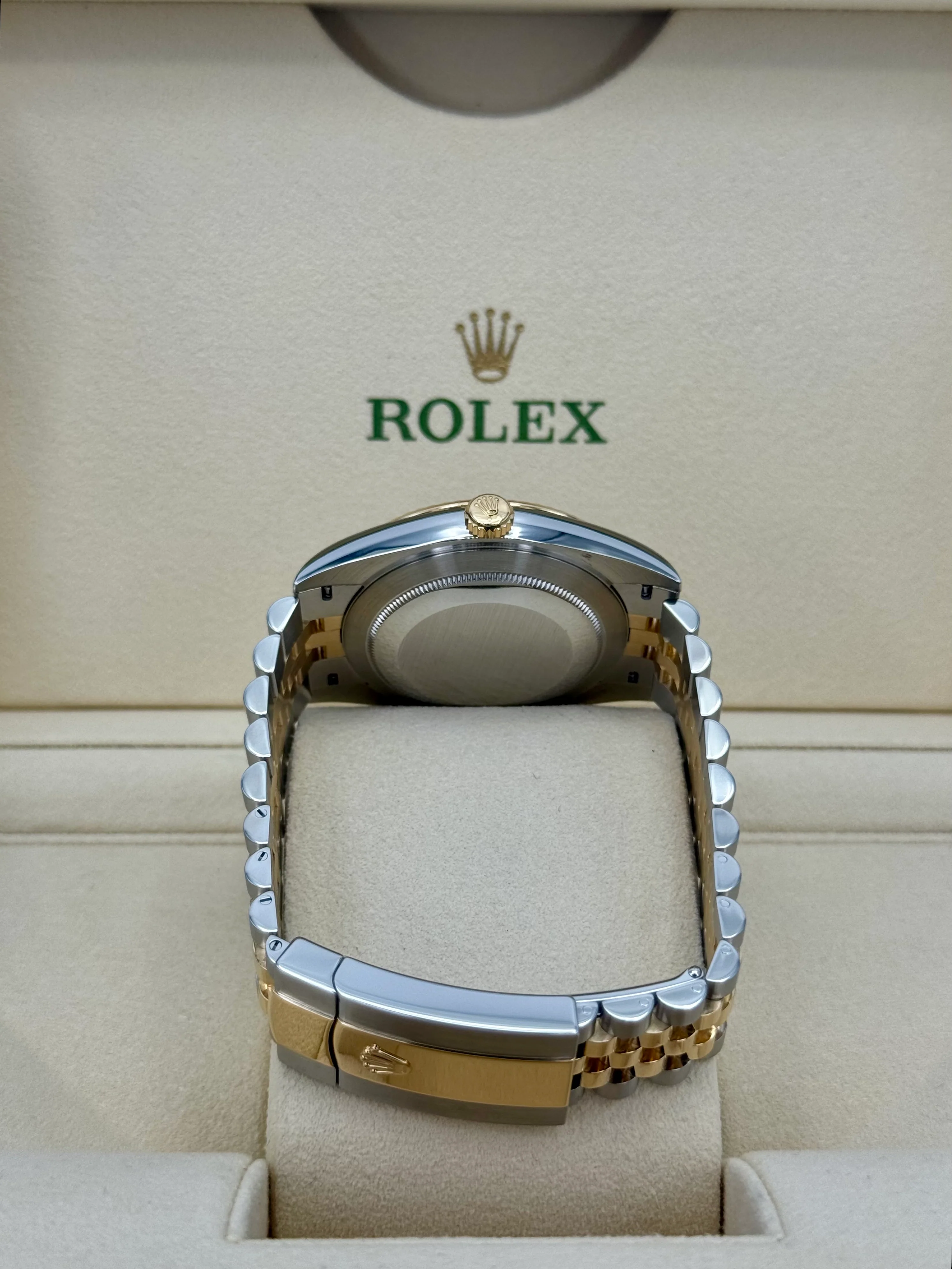 2020 Rolex Datejust 41mm 126333 Two-Tone Jubilee White Dial - Image 9