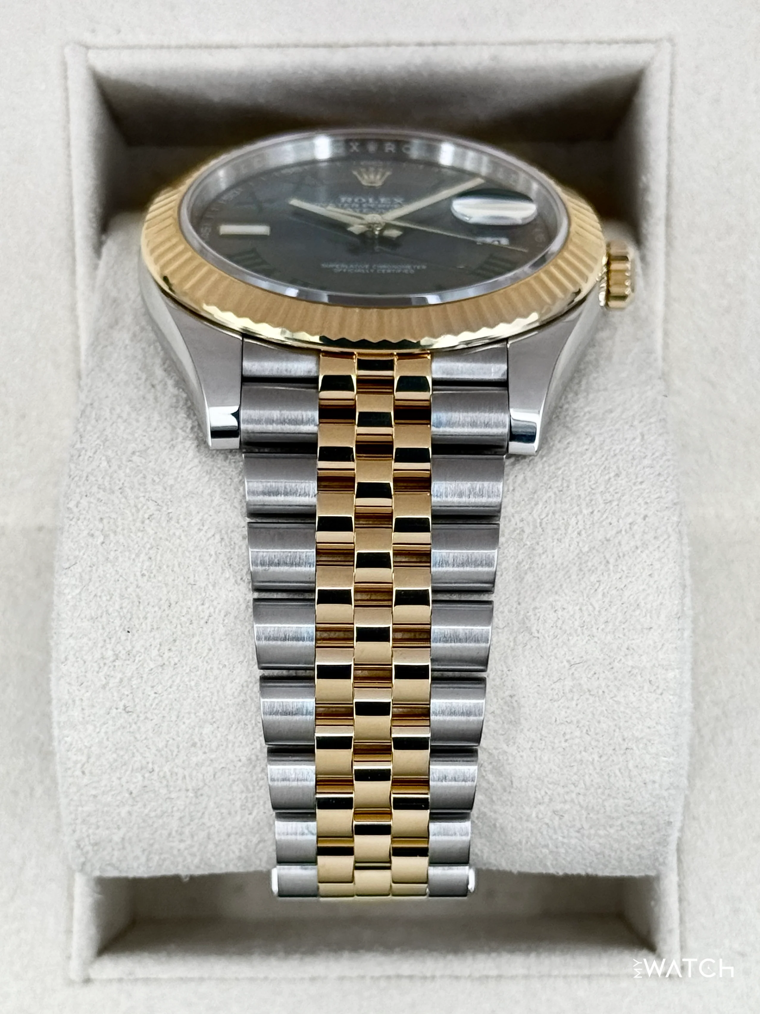 2020 Rolex Datejust 41mm 126333 Two-Tone Oyster Wimbledon Dial - Image 3