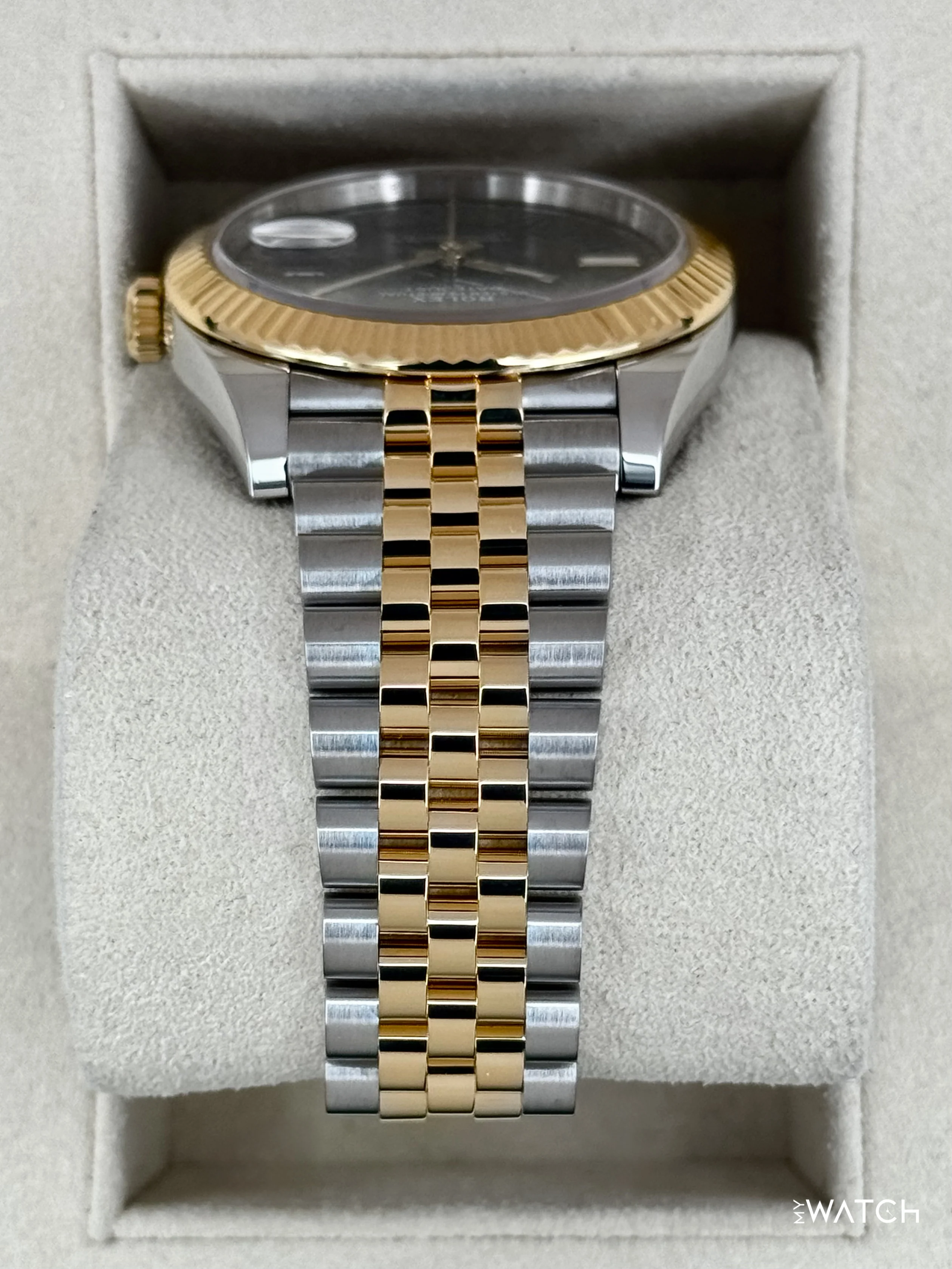 2020 Rolex Datejust 41mm 126333 Two-Tone Oyster Wimbledon Dial - Image 4