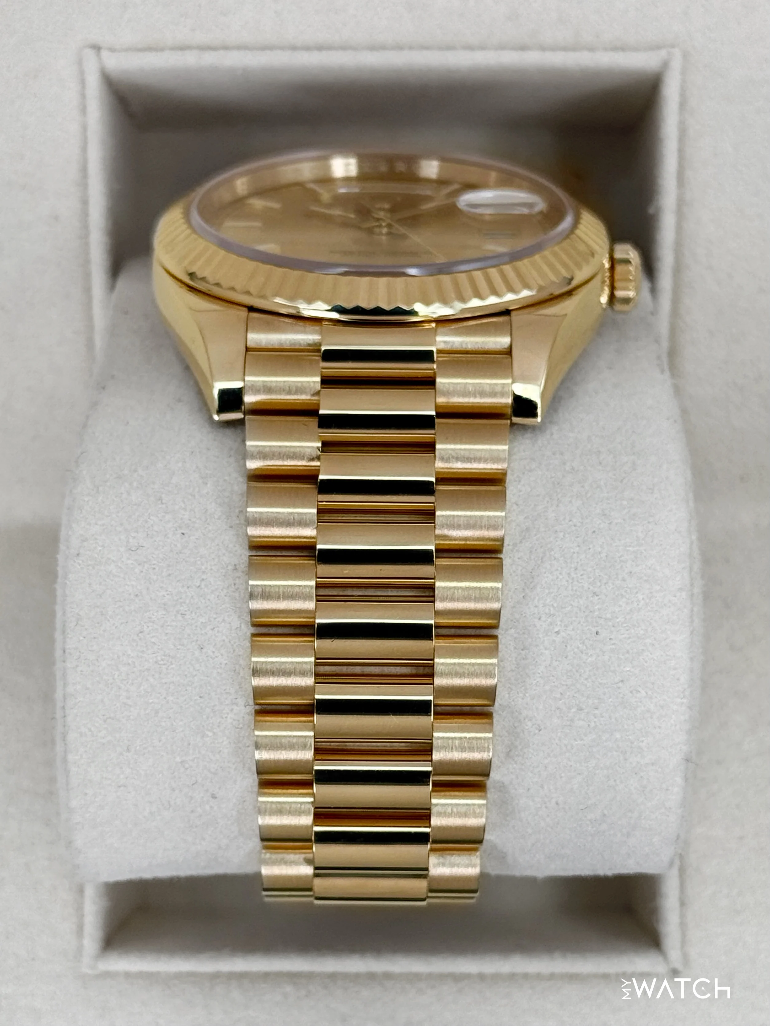 2020 Rolex Day-Date 40mm 228238 Champagne Stick Dial - Image 3