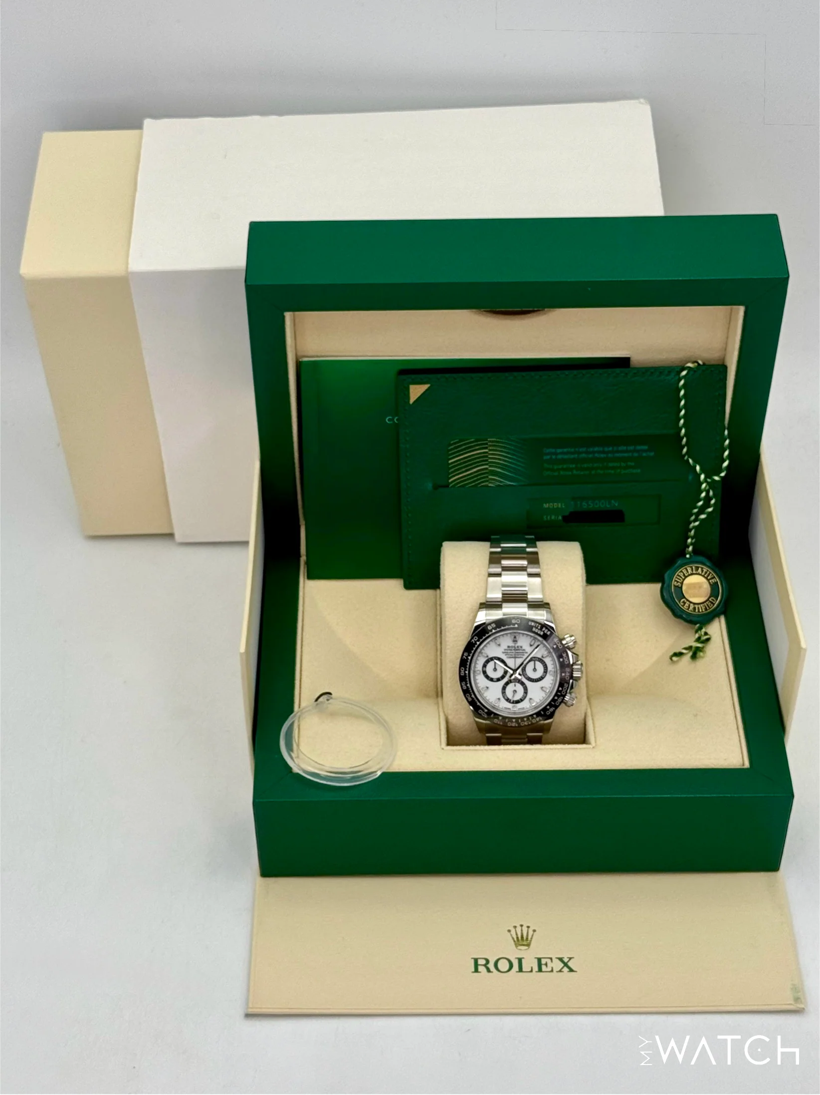 2020 Rolex Daytona 40mm 116500LN Stainless Steel Panda Dial - Image 9