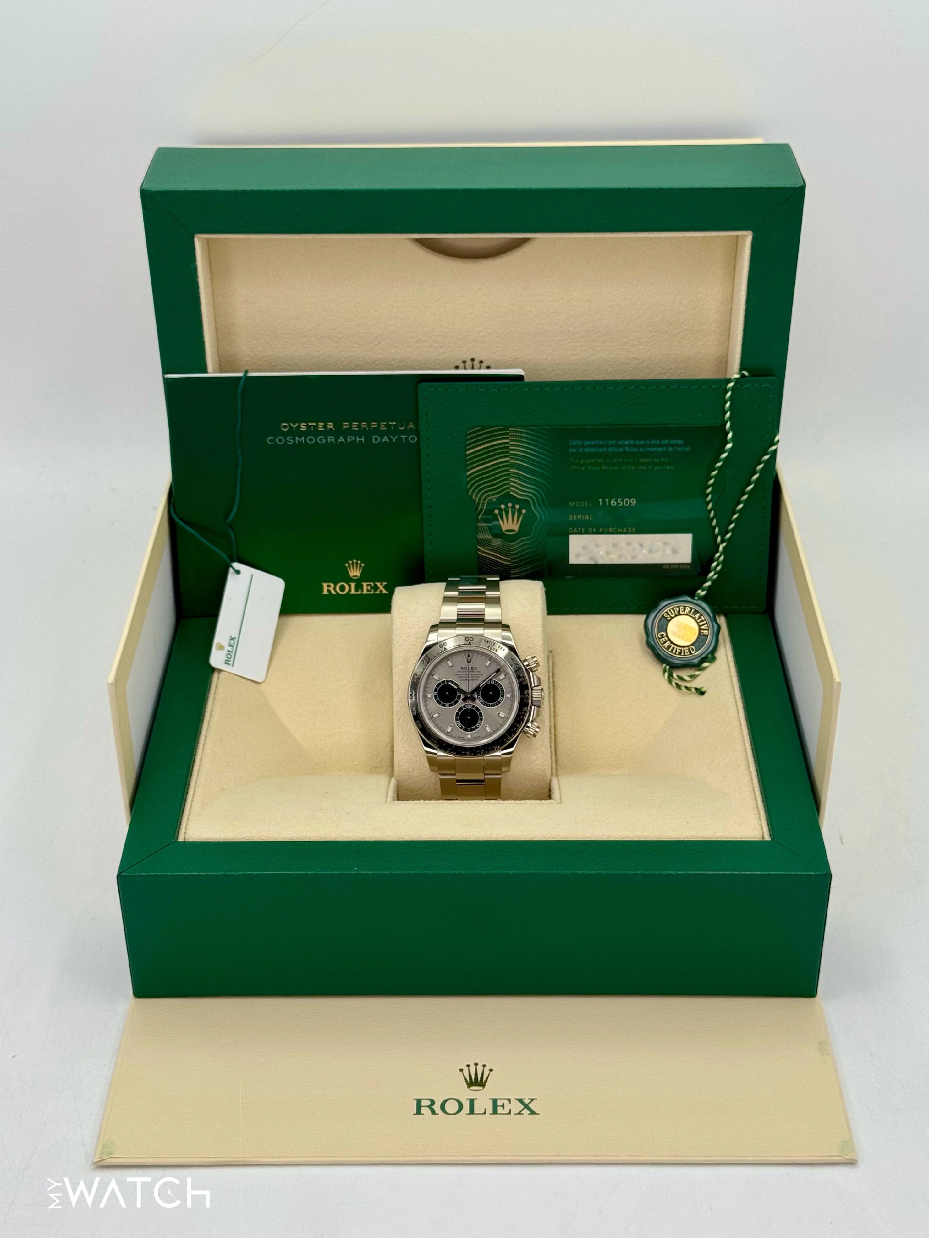 2020 Rolex Daytona "Ghost" 40mm 116509 White Gold Silver Dial - Image 9