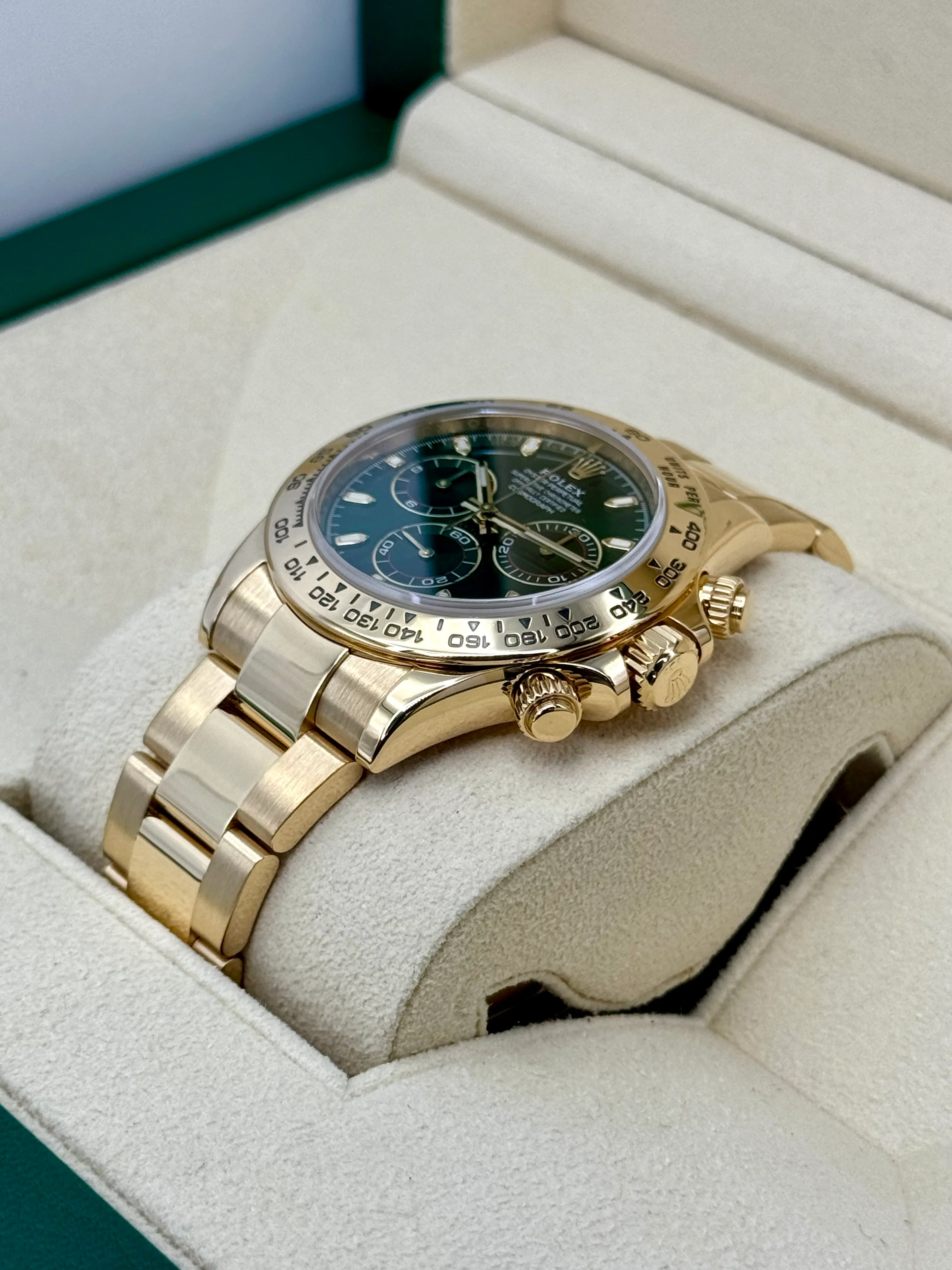 2020 Rolex Daytona "John Mayer" 40mm 116508 Yellow Gold Green Dial - Image 5