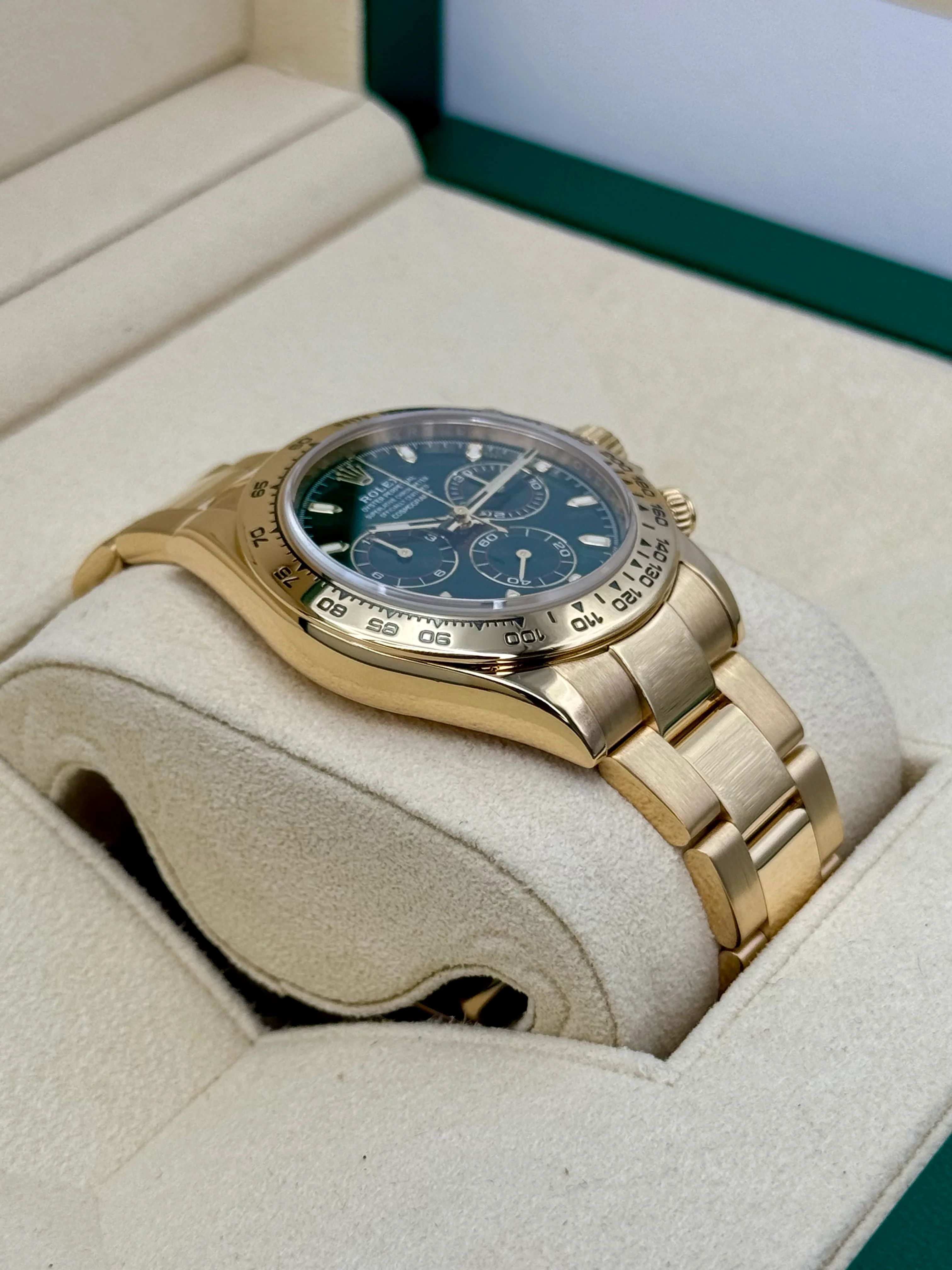 2020 Rolex Daytona "John Mayer" 40mm 116508 Yellow Gold Green Dial - Image 6
