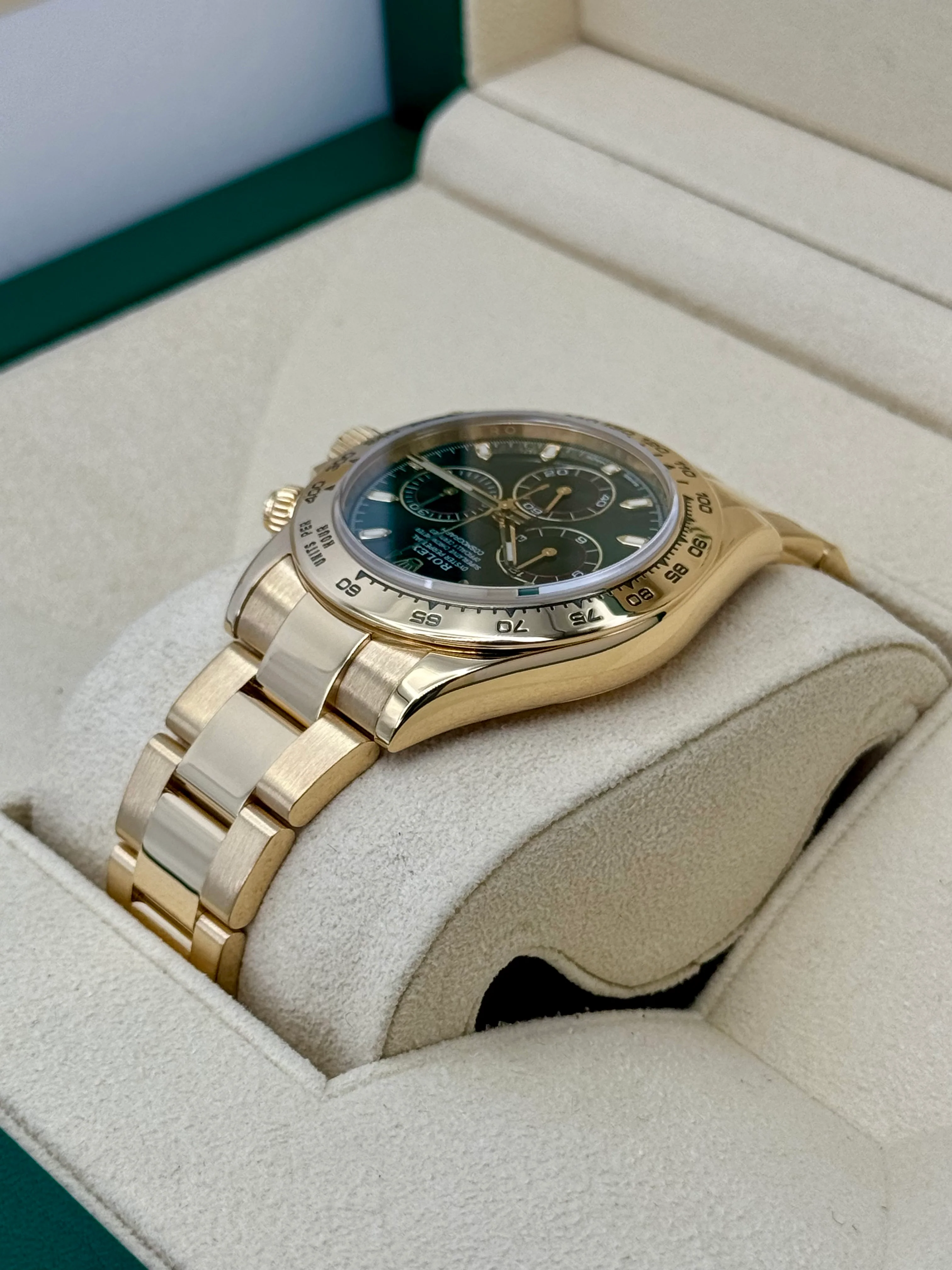 2020 Rolex Daytona "John Mayer" 40mm 116508 Yellow Gold Green Dial - Image 7
