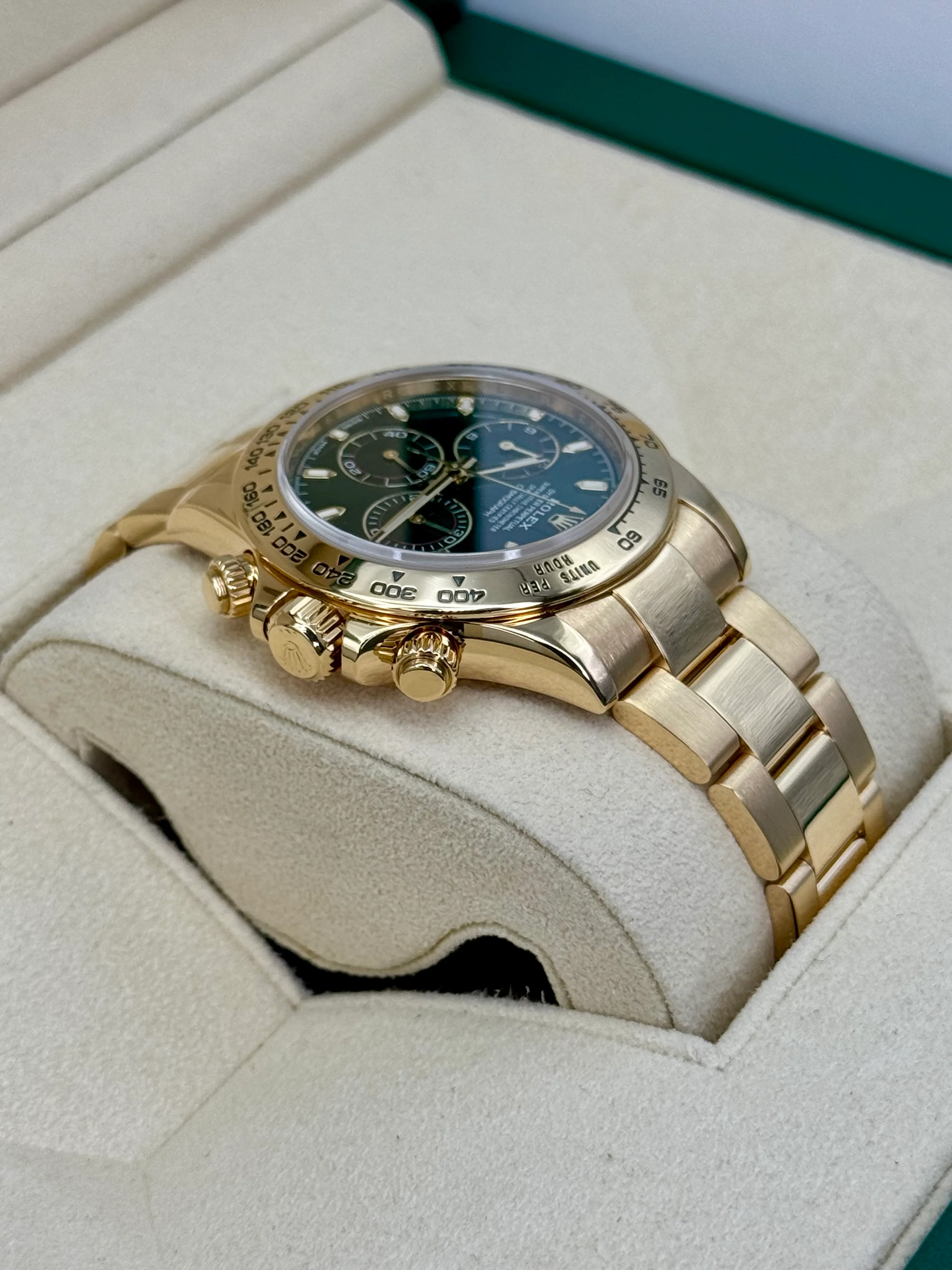 2020 Rolex Daytona "John Mayer" 40mm 116508 Yellow Gold Green Dial - Image 8