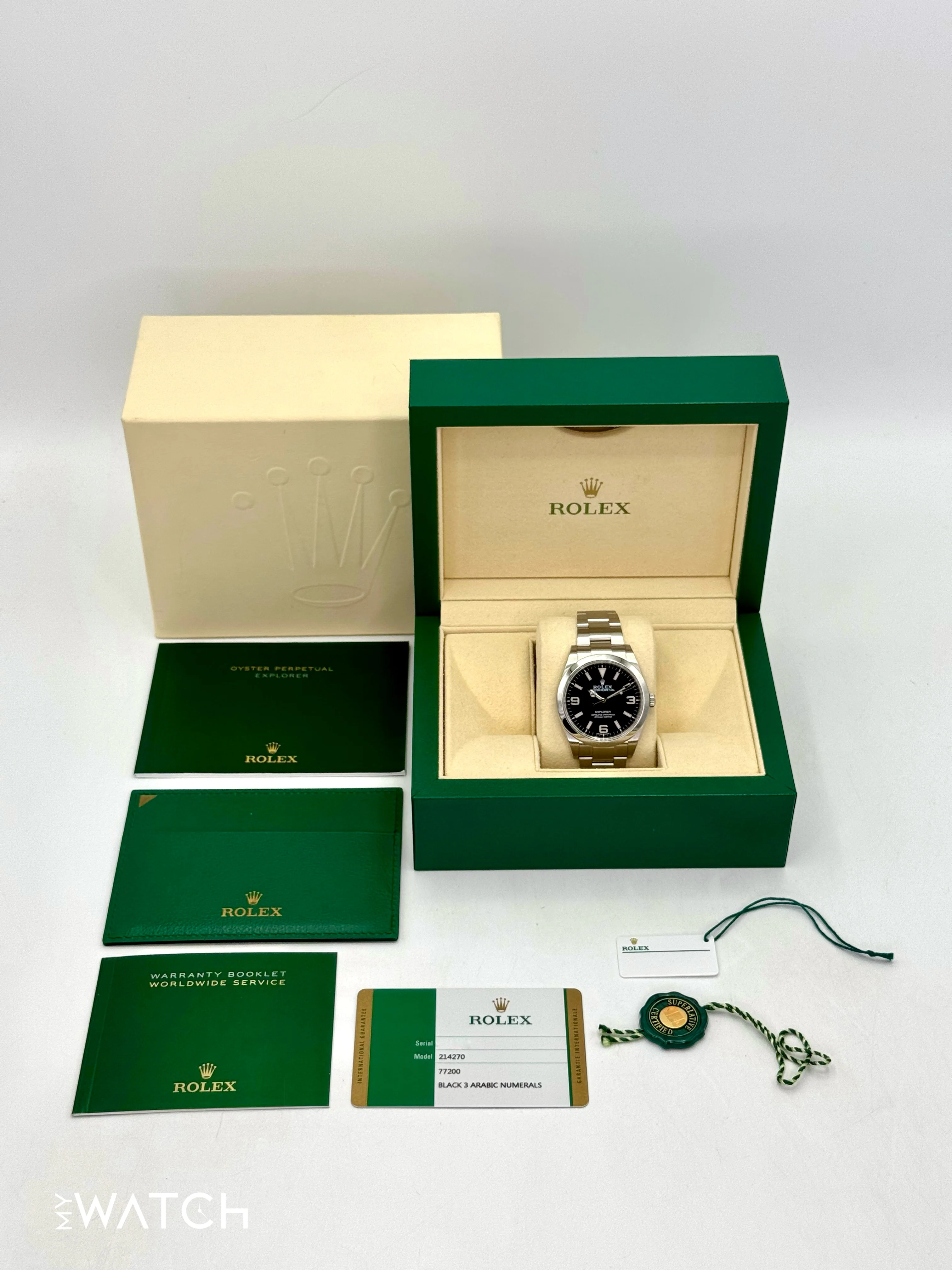 2020 Rolex Explorer 39mm 214270 Stainless Steel Black Dial - Image 10