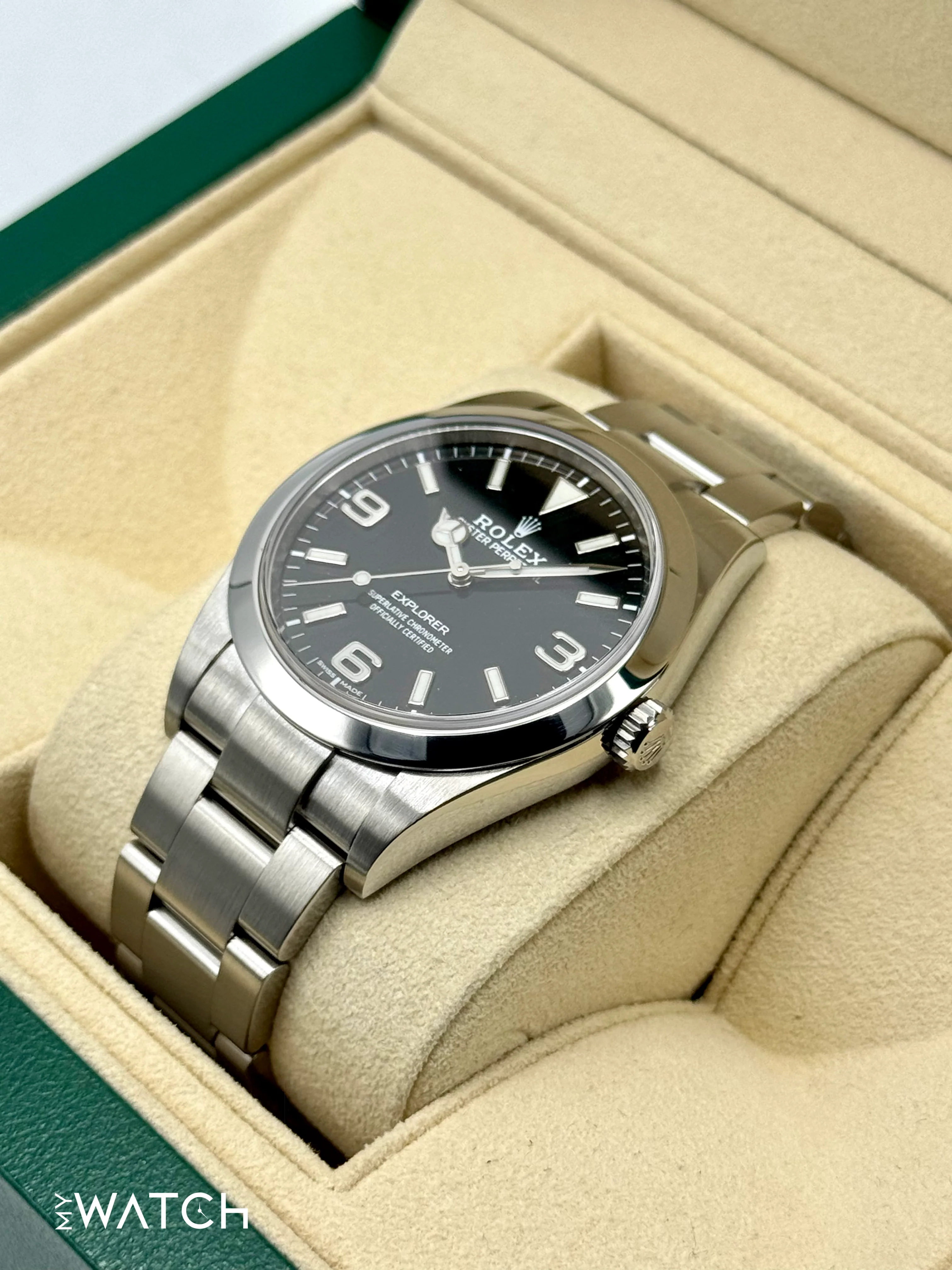 2020 Rolex Explorer 39mm 214270 Stainless Steel Black Dial - Image 5