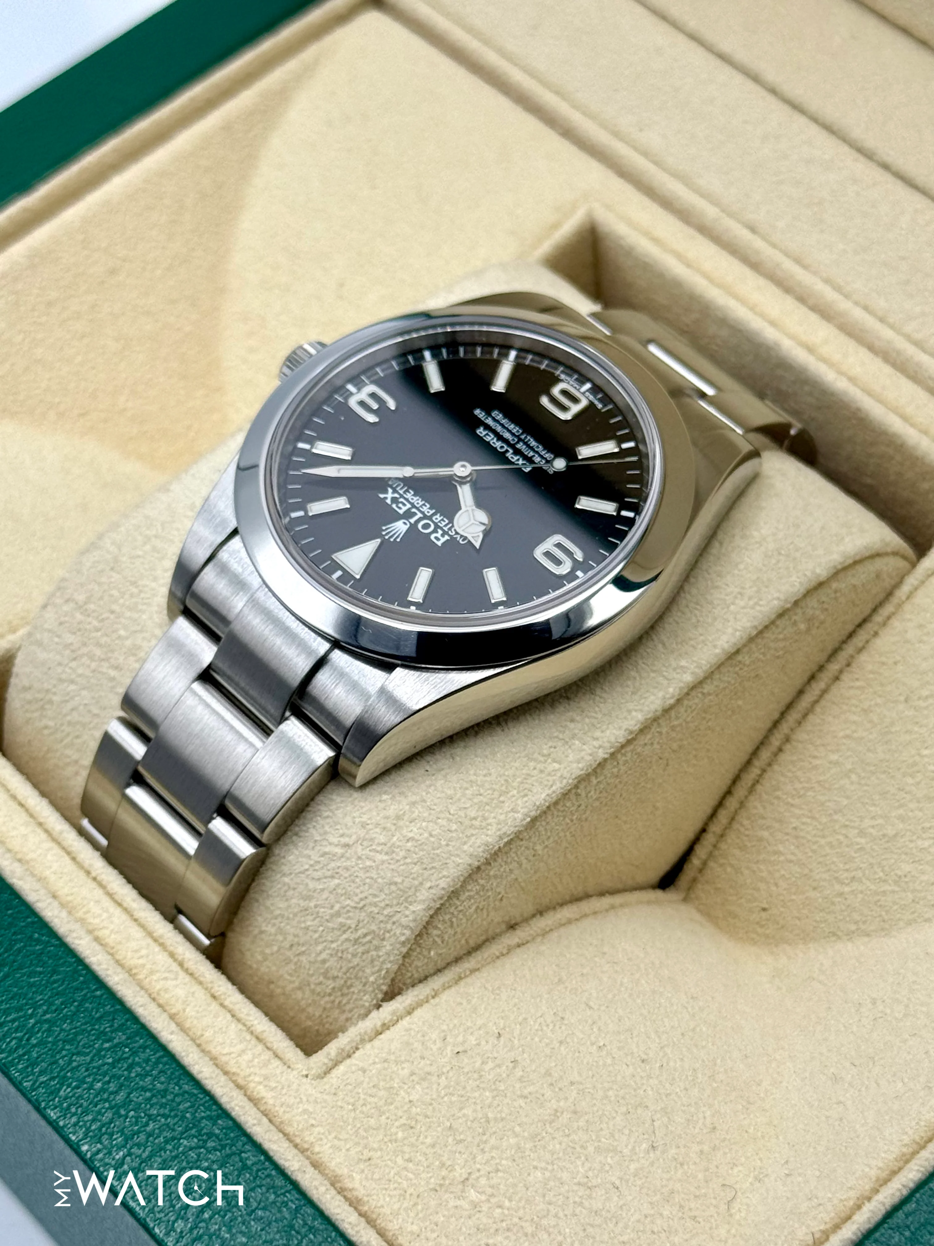 2020 Rolex Explorer 39mm 214270 Stainless Steel Black Dial - Image 7