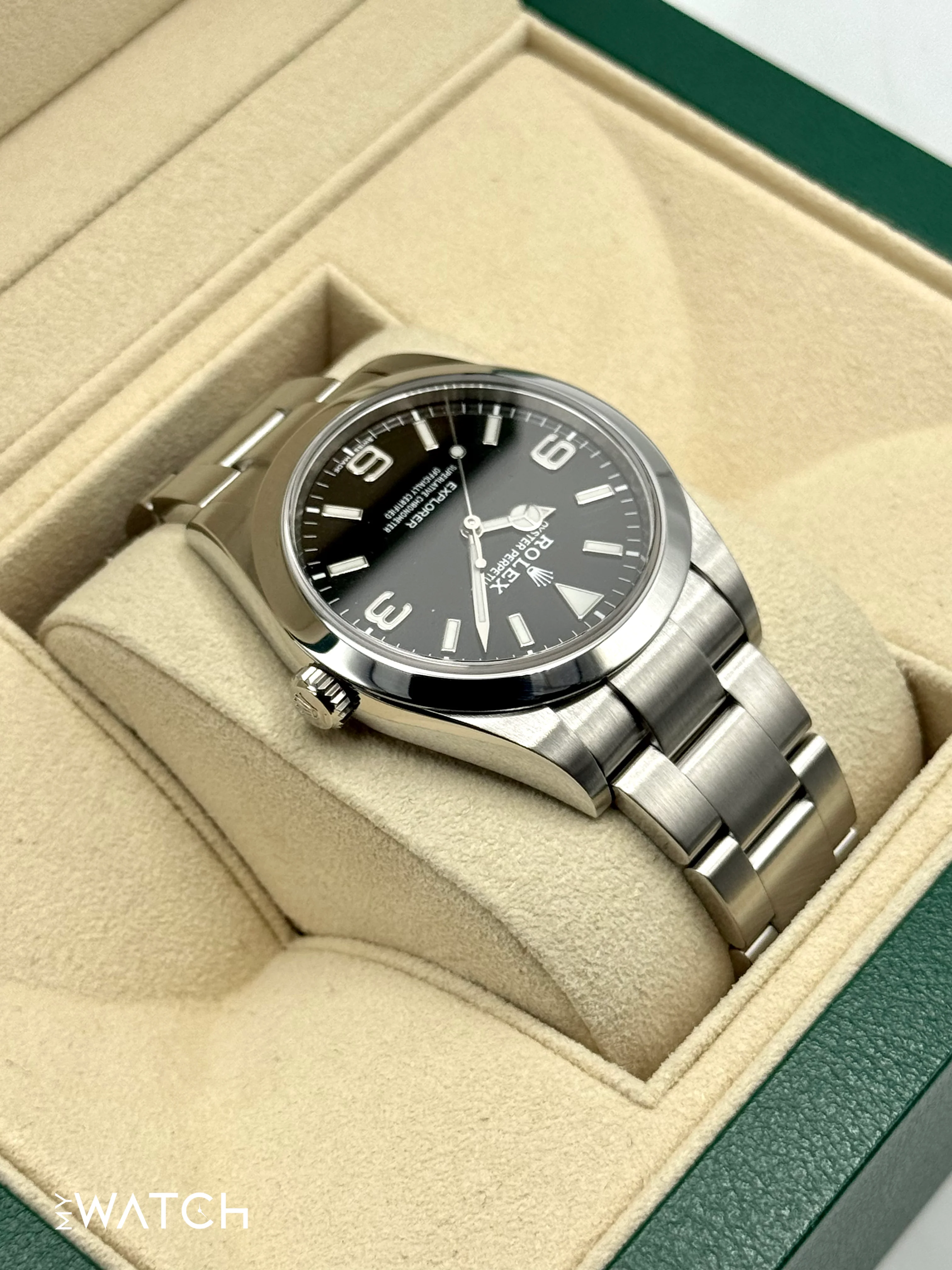 2020 Rolex Explorer 39mm 214270 Stainless Steel Black Dial - Image 8