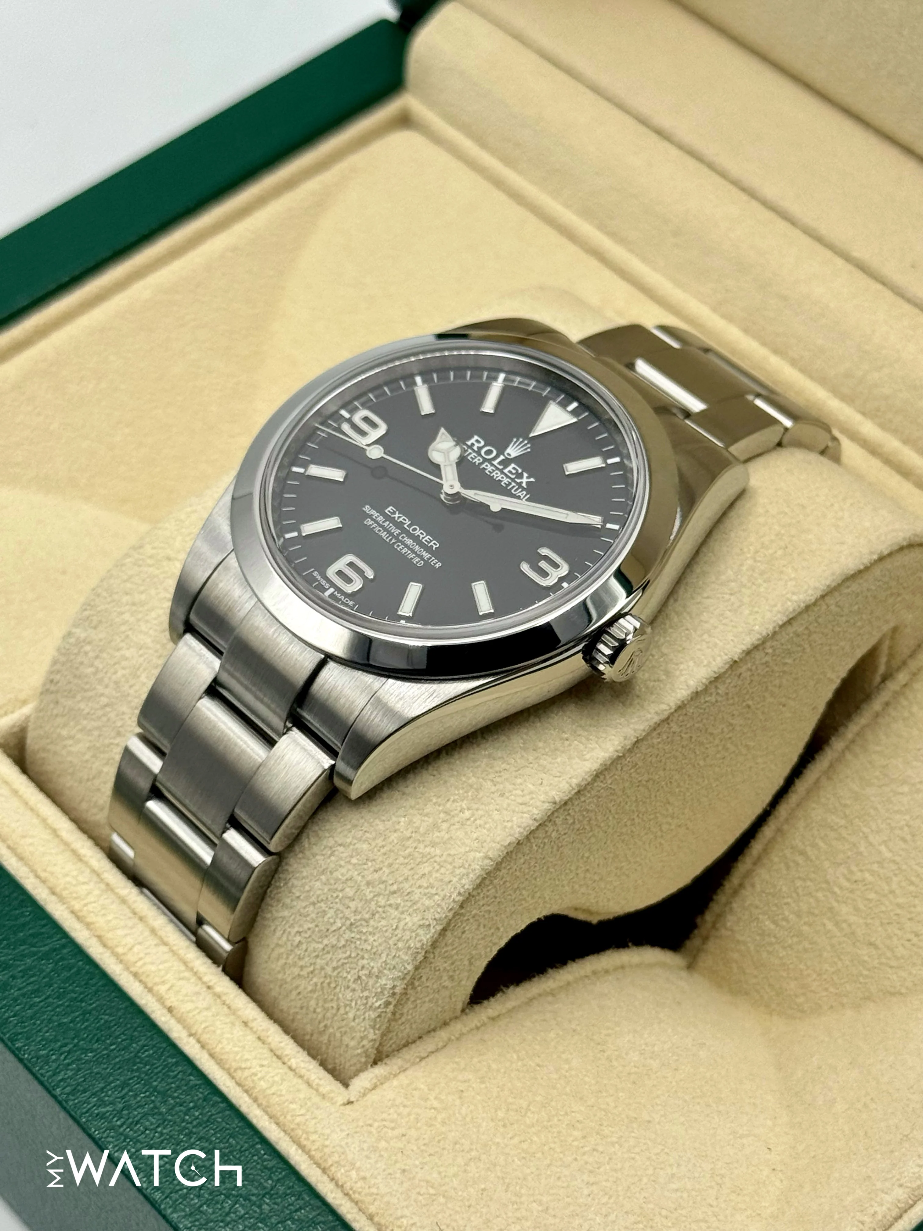 2020 Rolex Explorer 39mm 214270 Stainless Steel Black Dial - Image 5