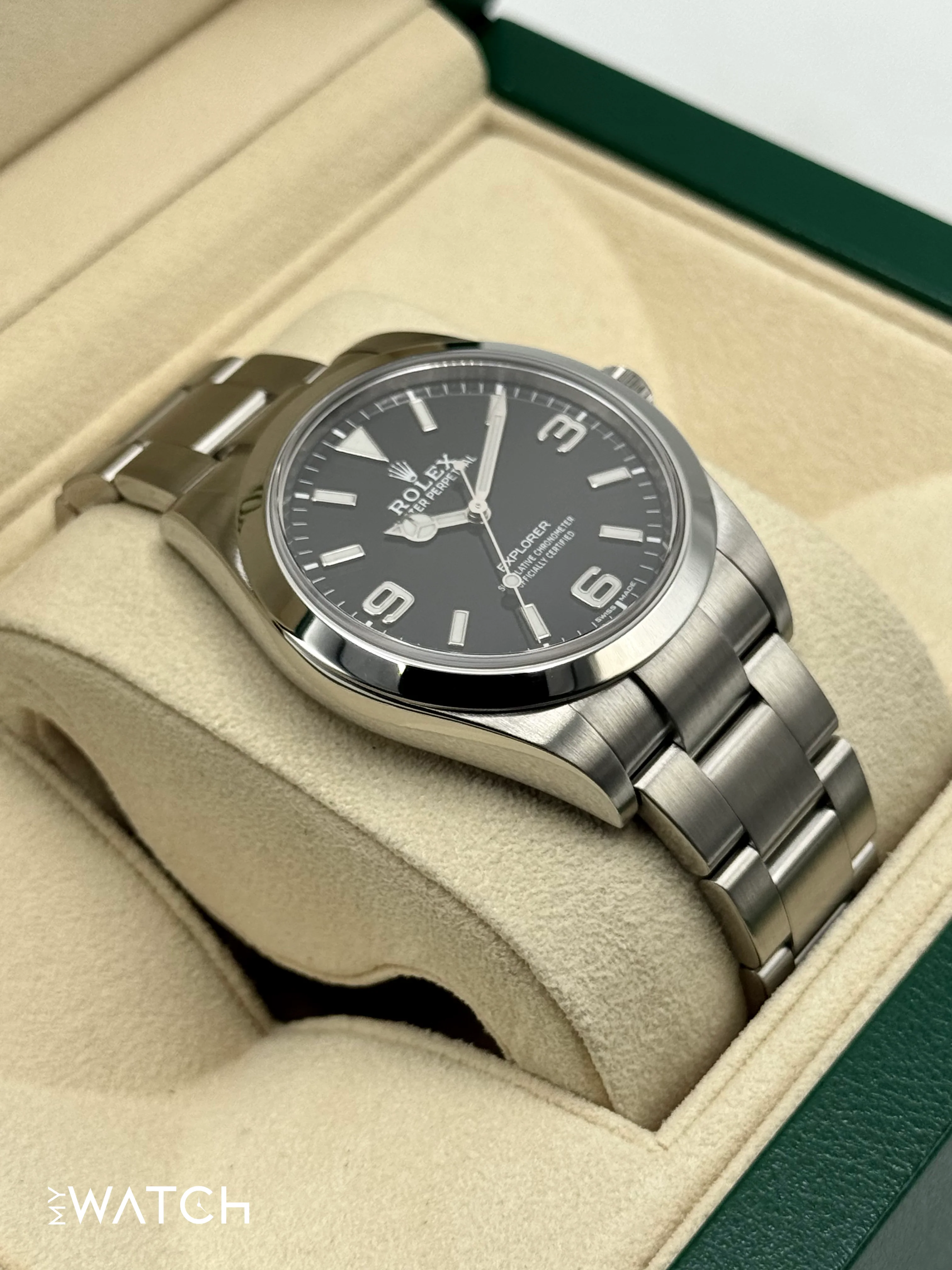 2020 Rolex Explorer 39mm 214270 Stainless Steel Black Dial - Image 6
