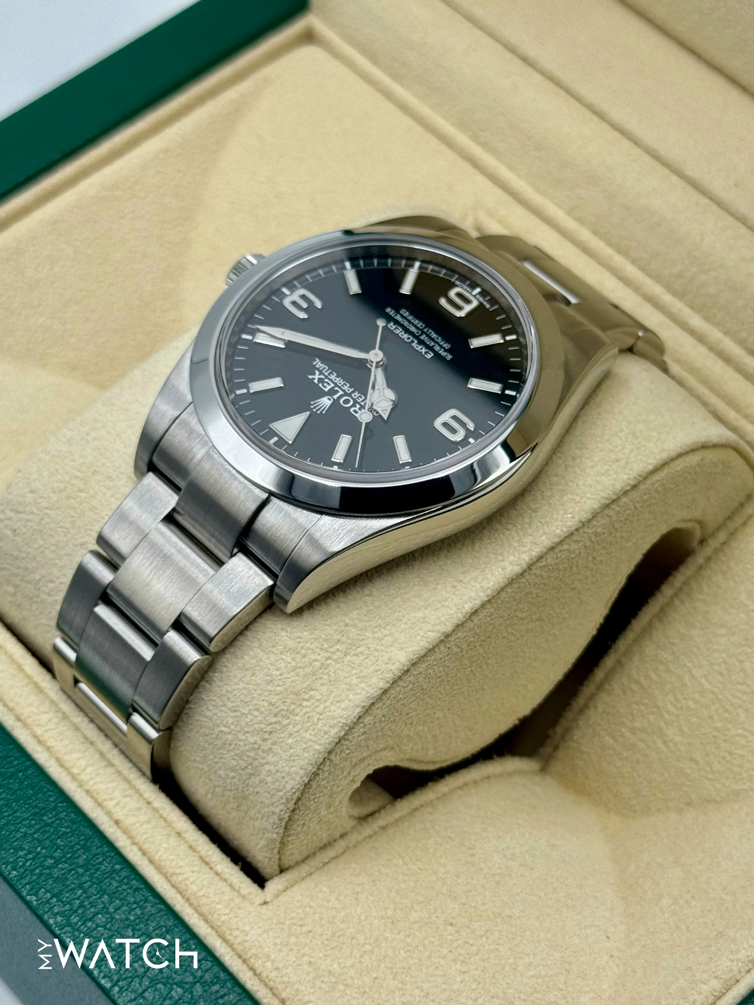 2020 Rolex Explorer 39mm 214270 Stainless Steel Black Dial - Image 7