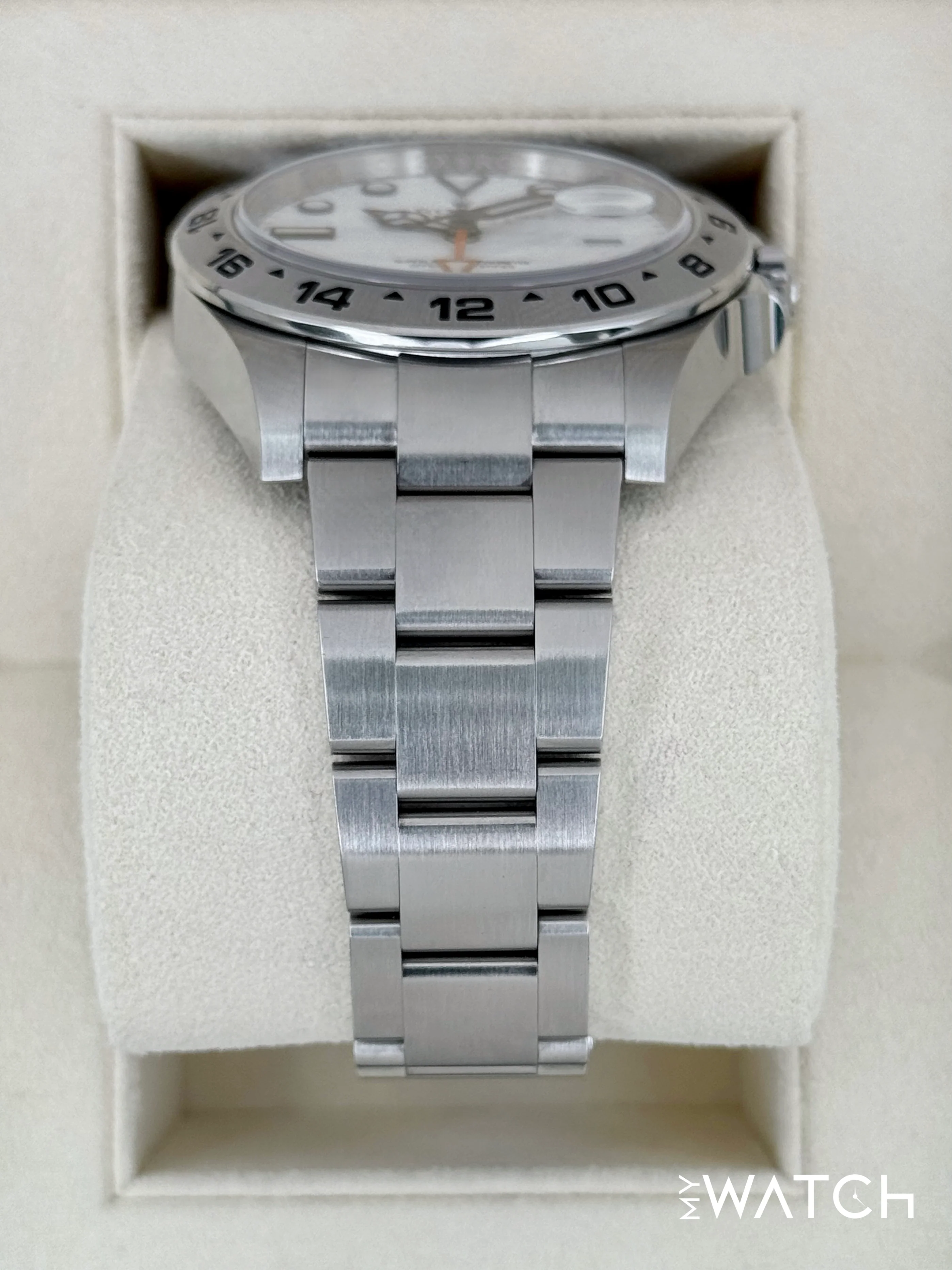 2020 Rolex Explorer II 42mm 216570 Polar White Dial - Image 3