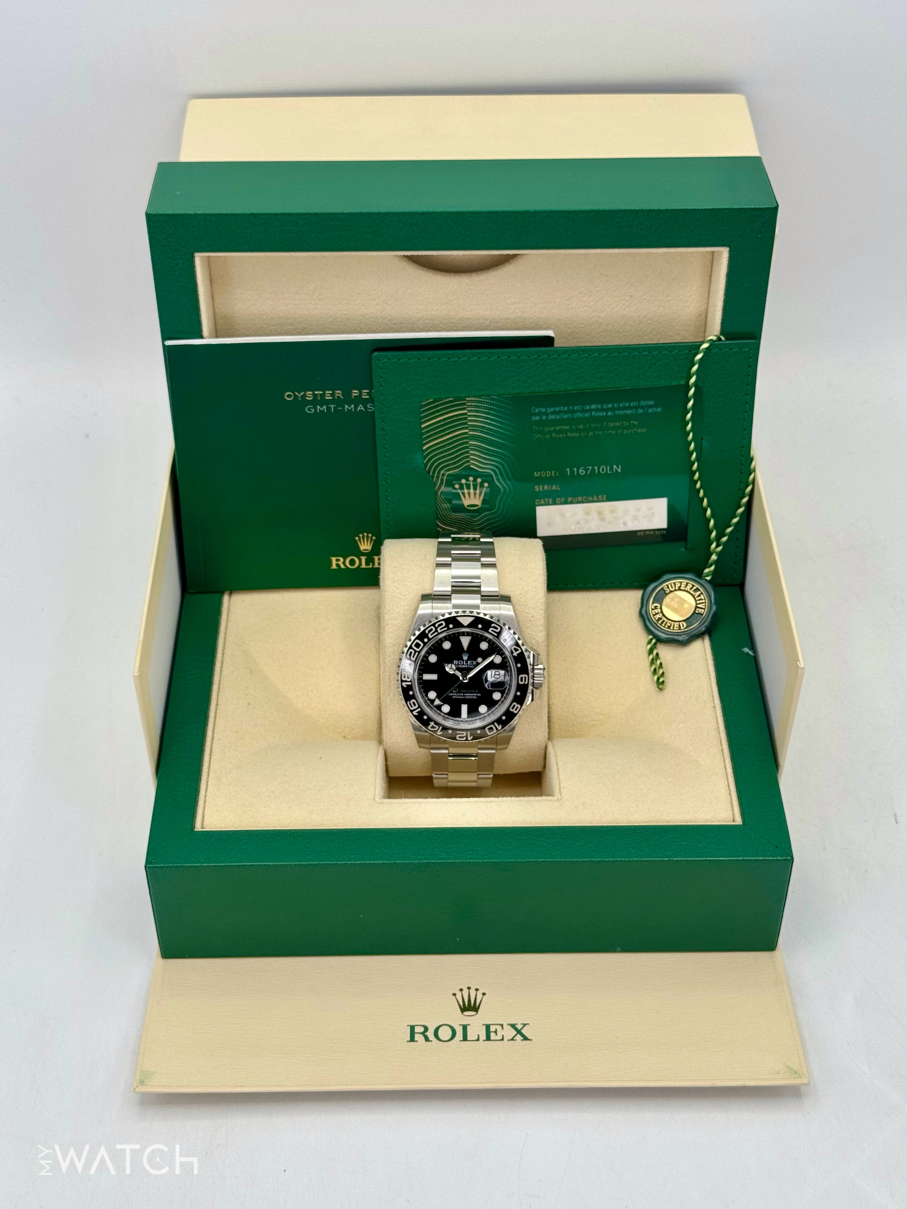2020 Rolex GMT-Master II 40mm 116710LN Black Dial - Image 9