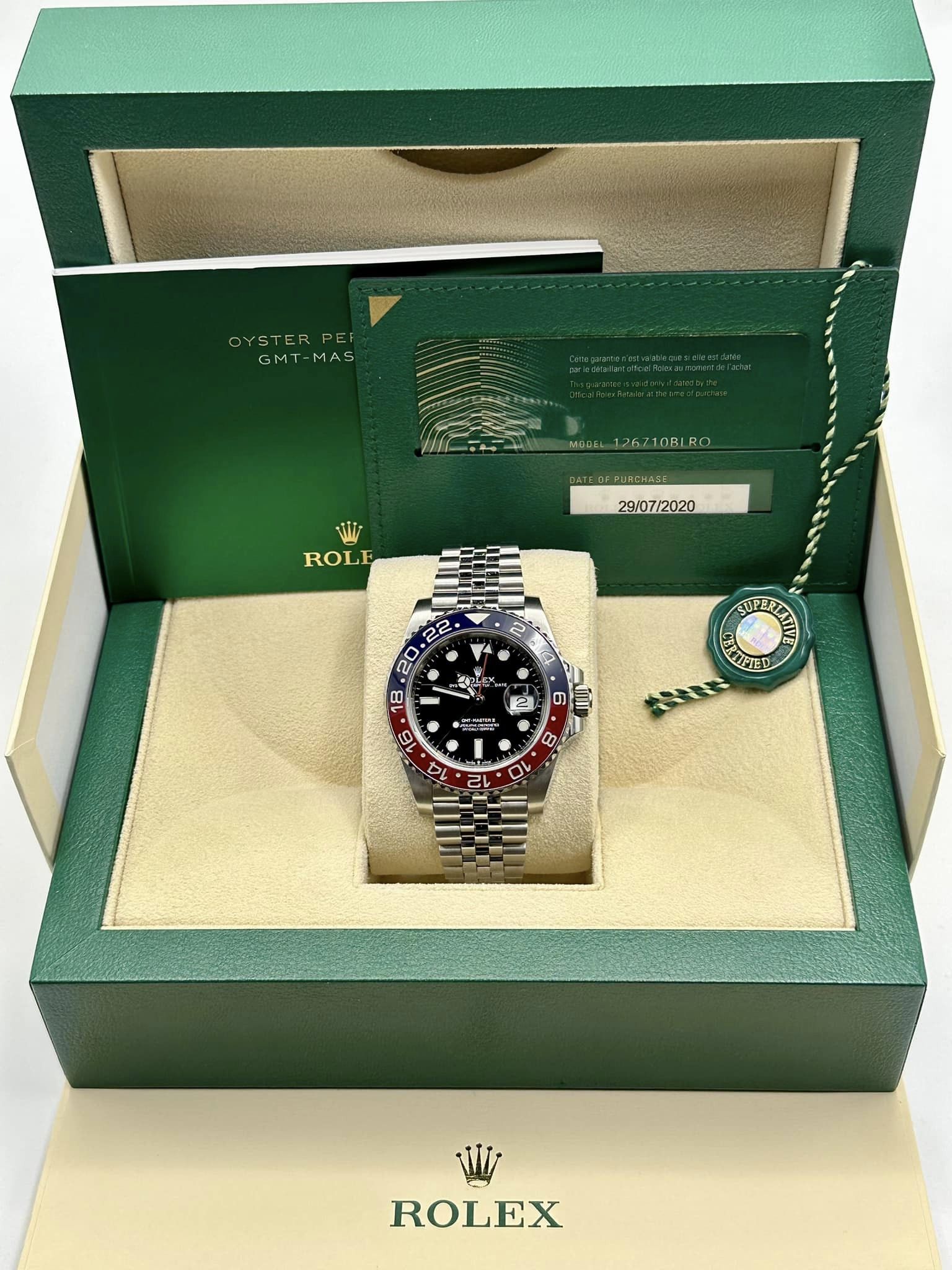 2020 Rolex GMT-Master II "Pepsi" 40mm 126710BLRO Jubilee - Image 11