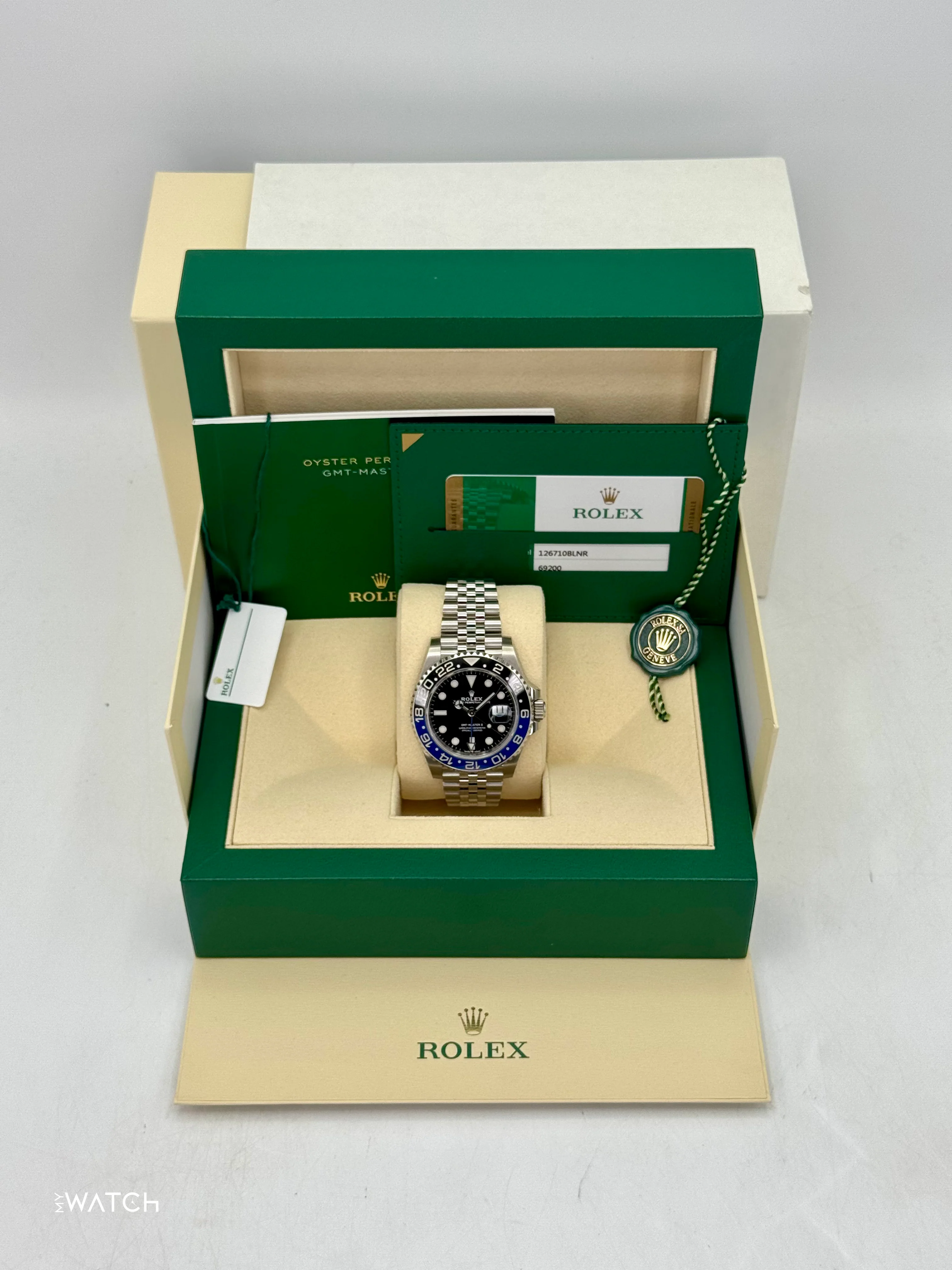 2020 Rolex GMT-Master II "Batgirl" 40mm 126710BLNR Jubilee - Image 9