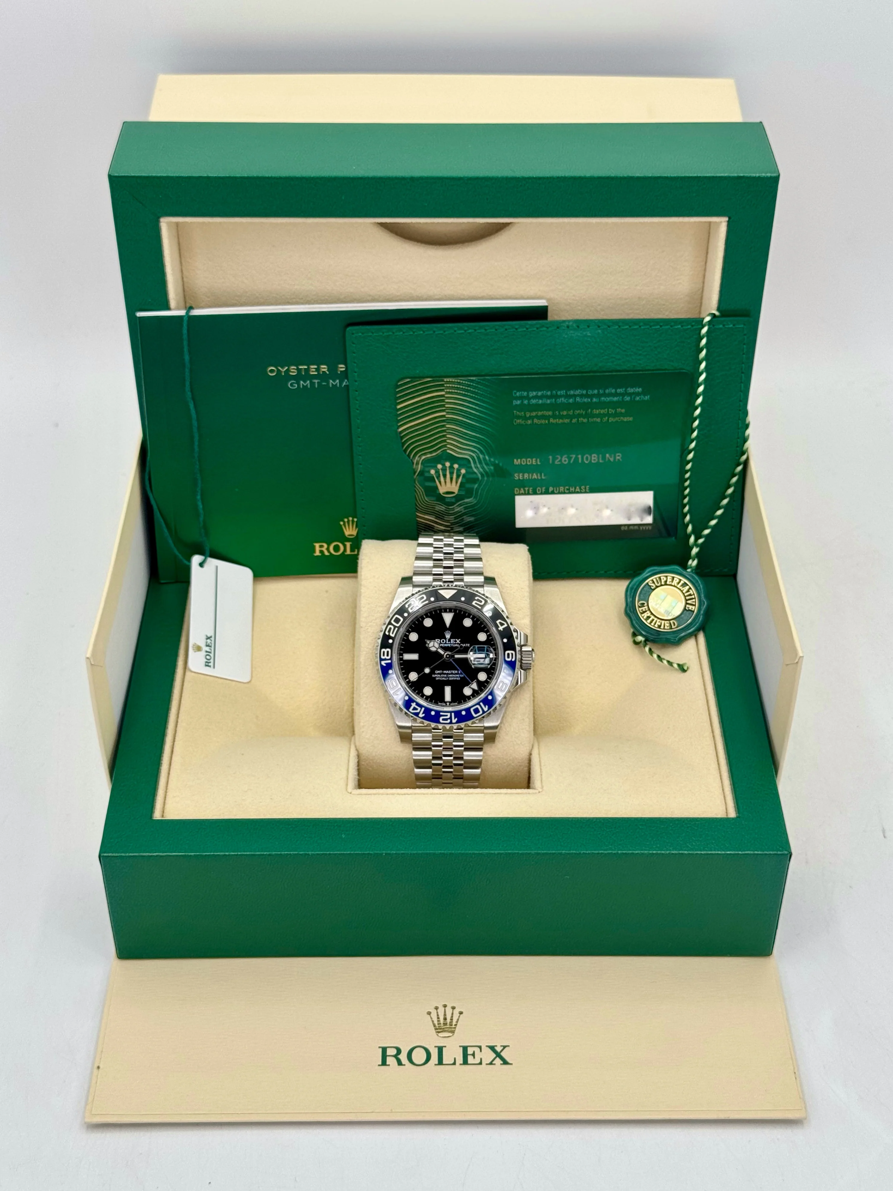 2020 Rolex GMT-Master II "Batgirl" 40mm 126710BLNR Jubilee - Image 9