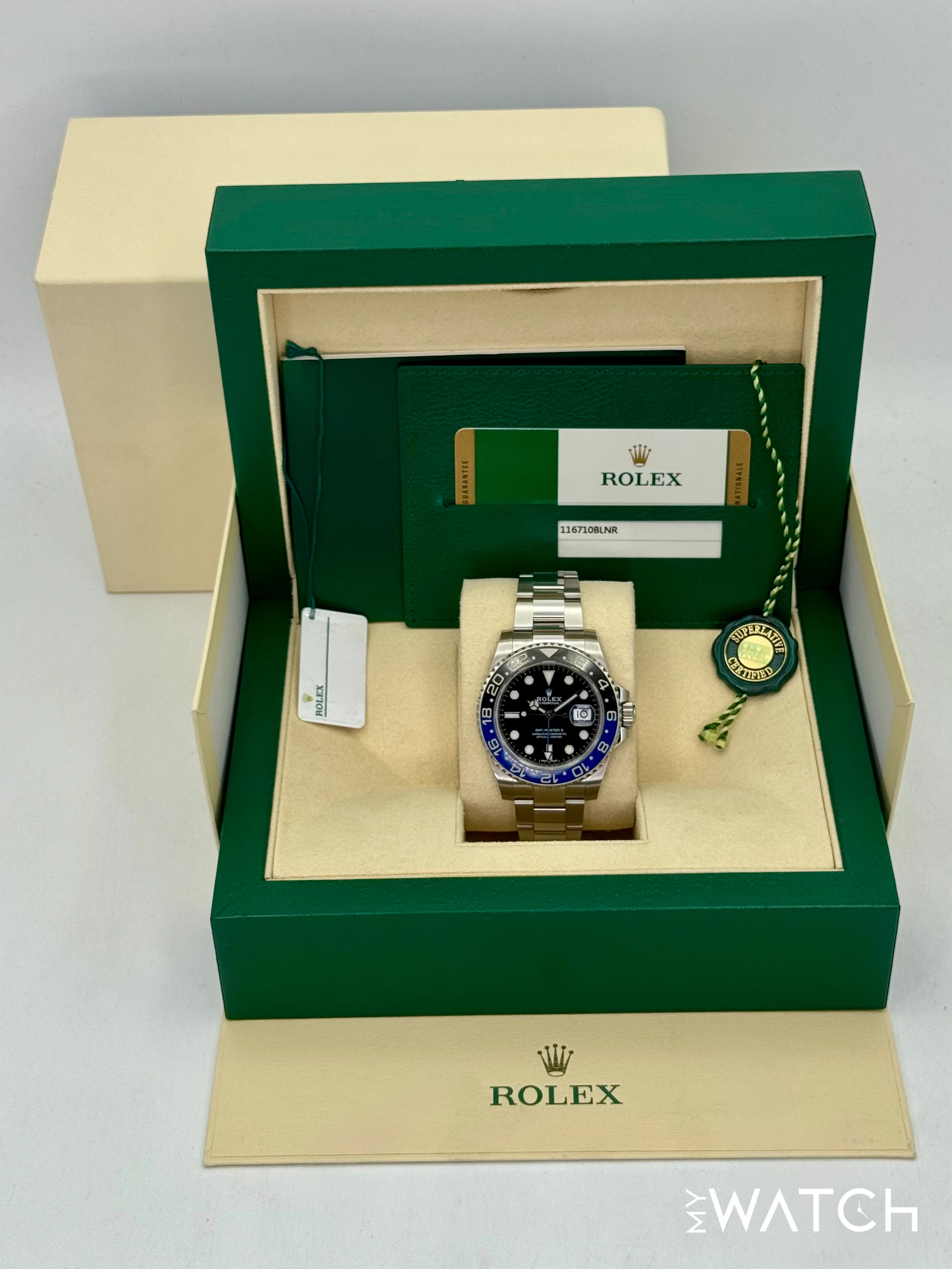 2016 Rolex GMT-Master II "Batman" 40mm 116710BLNR Oyster - Image 9